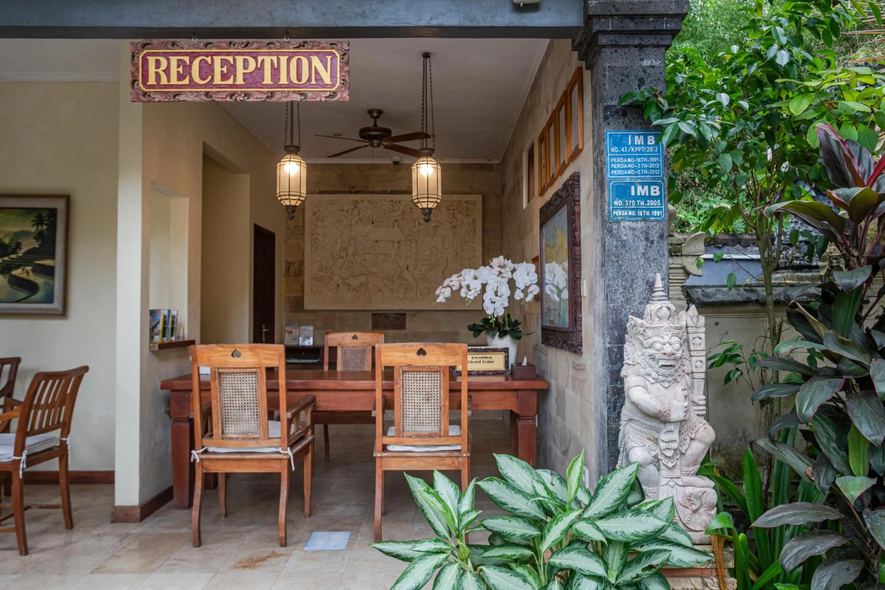 Lobby or reception in Nusa Indah Candidasa