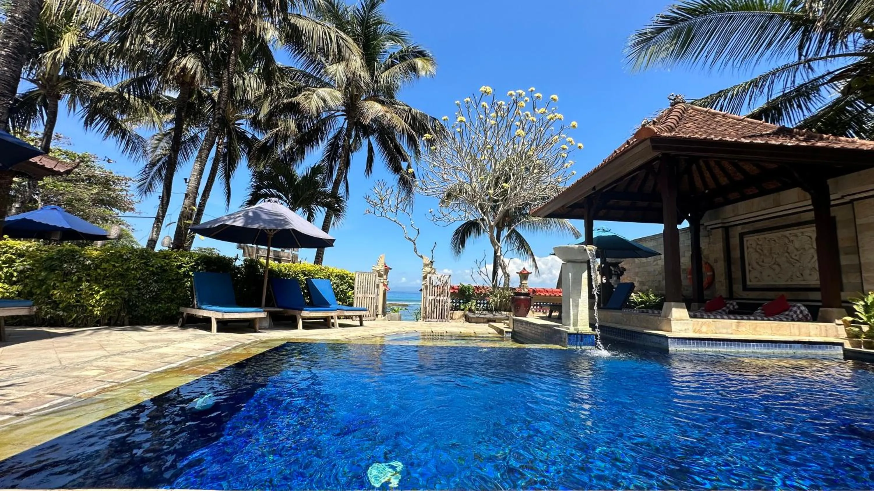 Pool view in Nusa Indah Candidasa