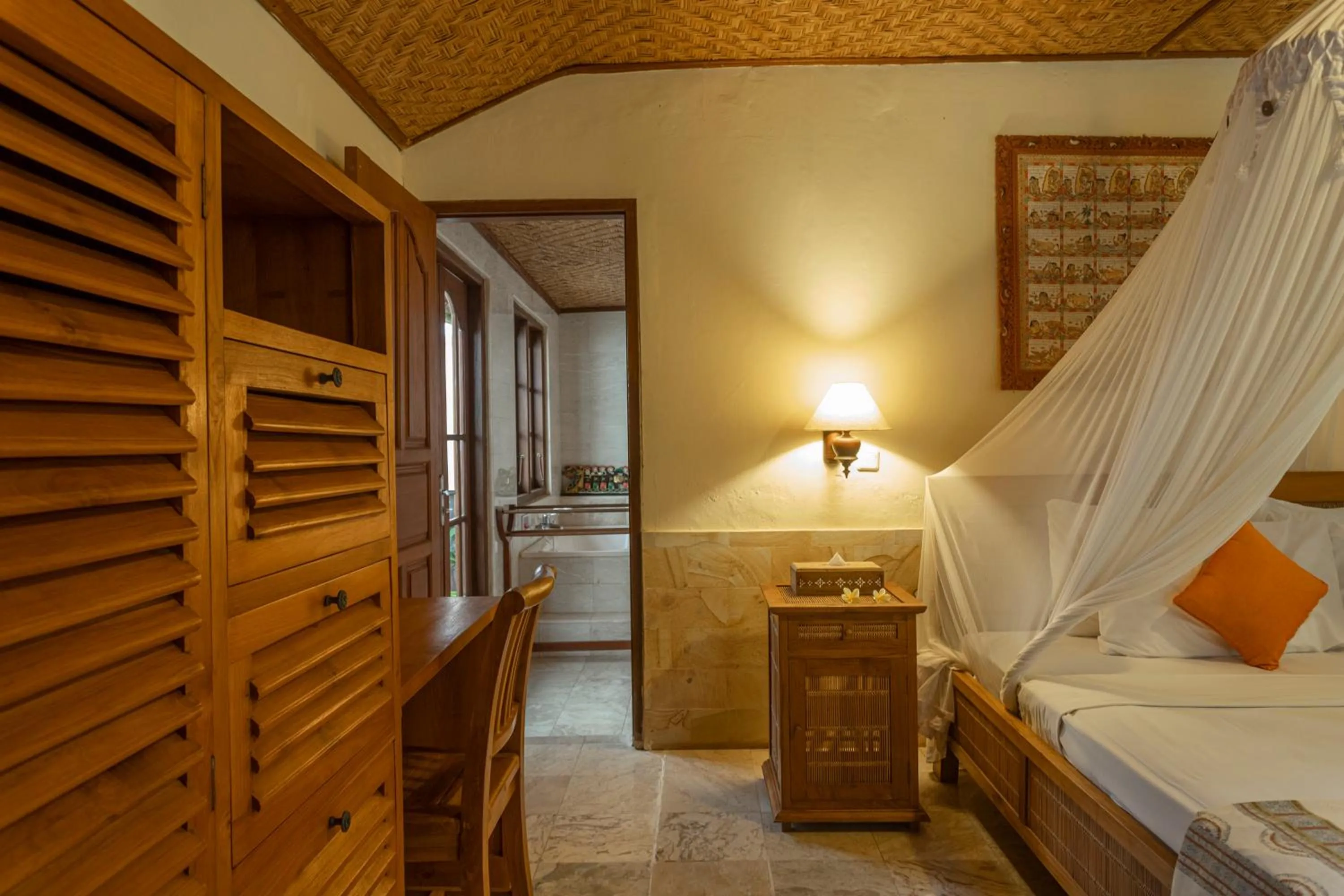 Bed in Nusa Indah Candidasa