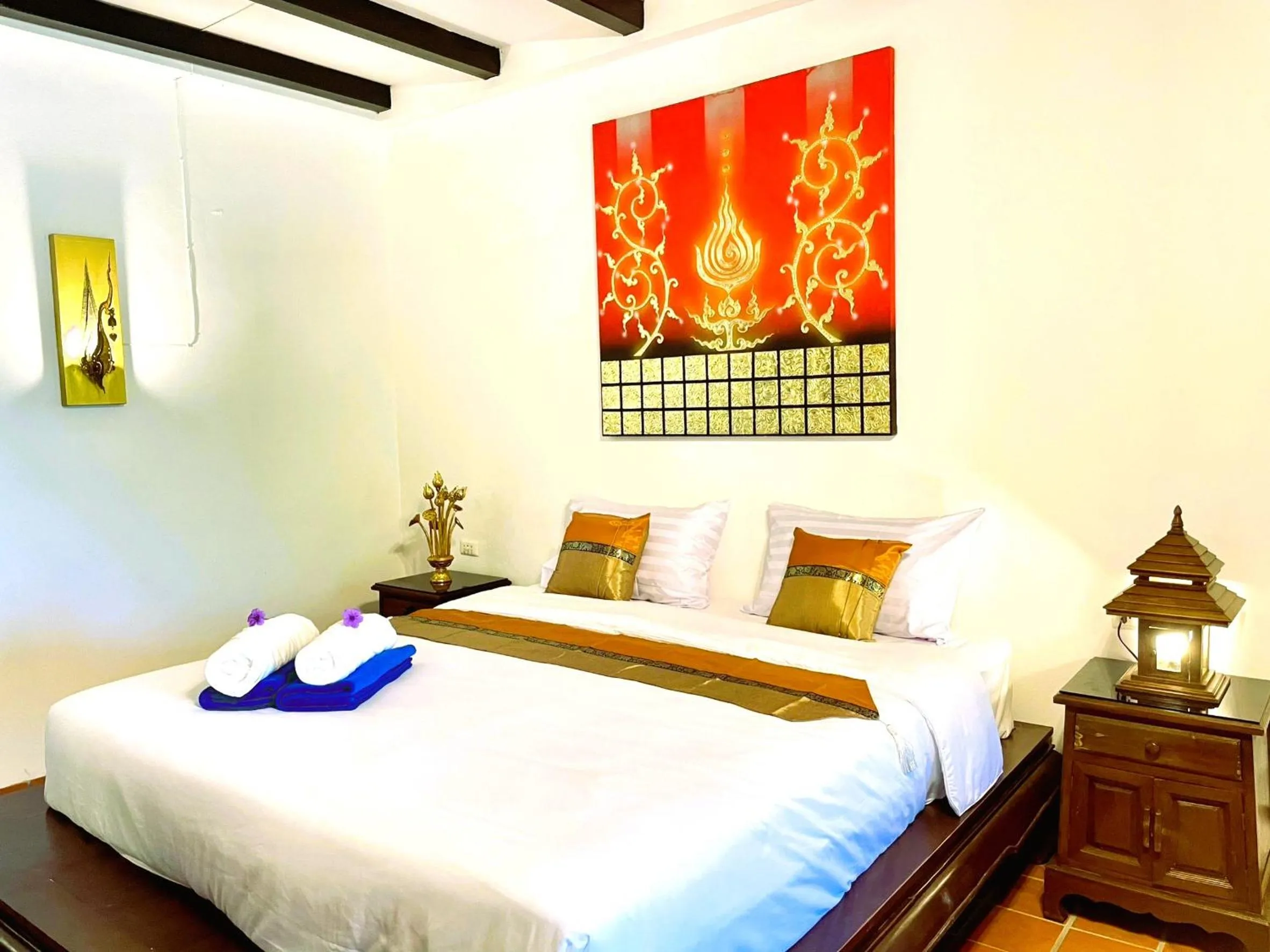 Bed in Boomerang Village Resort Kata