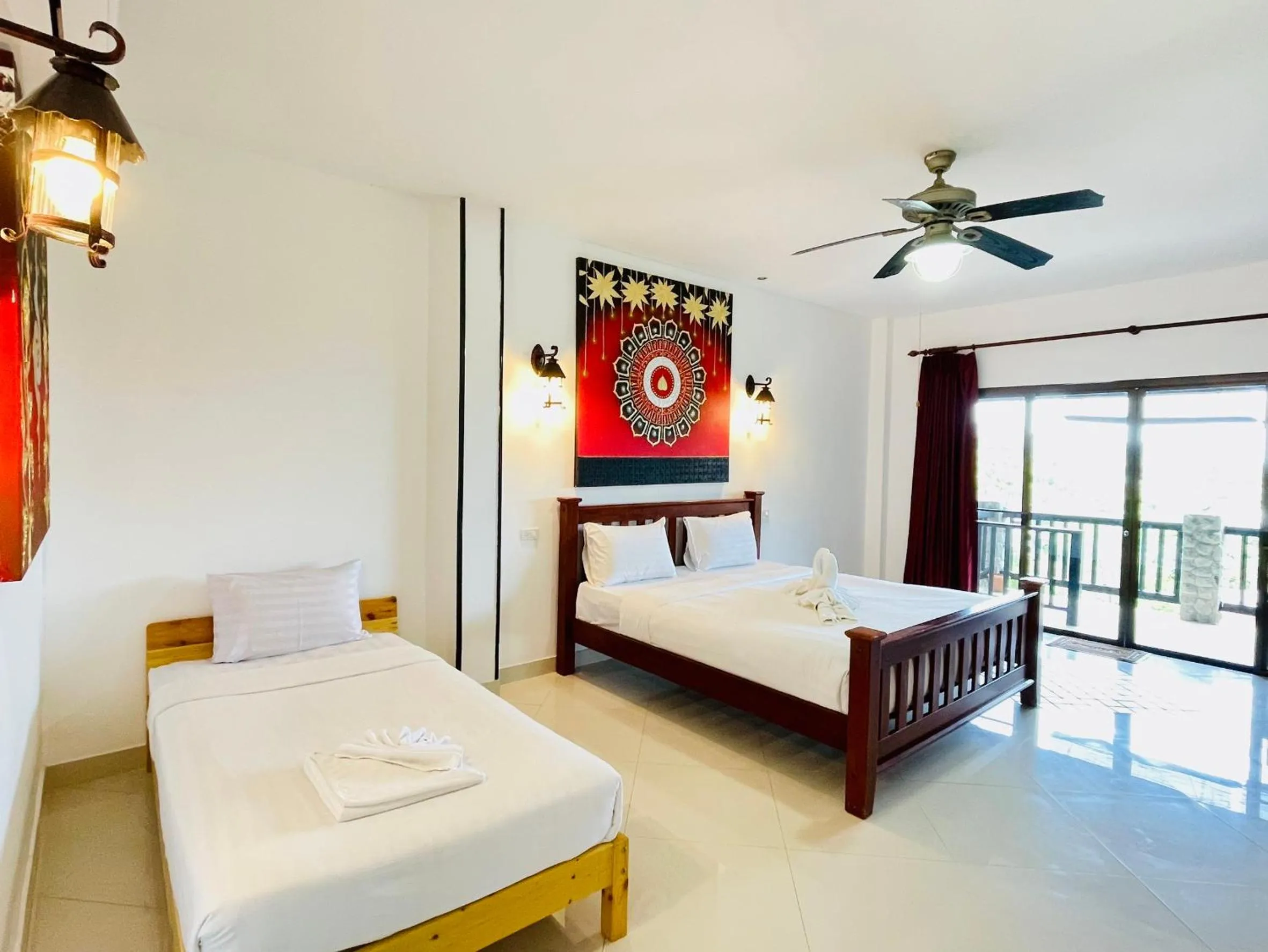 Bed in Boomerang Village Resort Kata