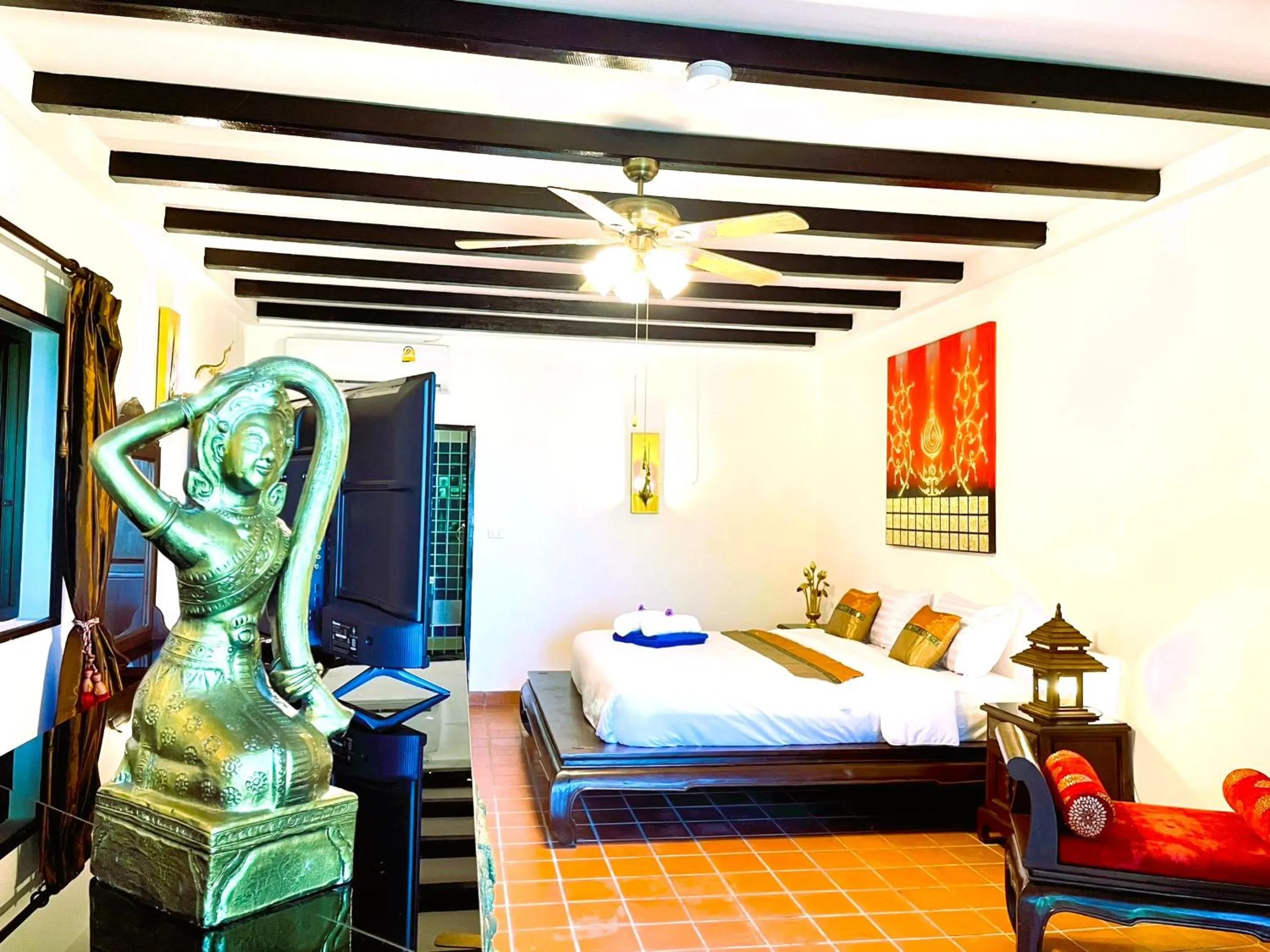 Bed in Boomerang Village Resort Kata