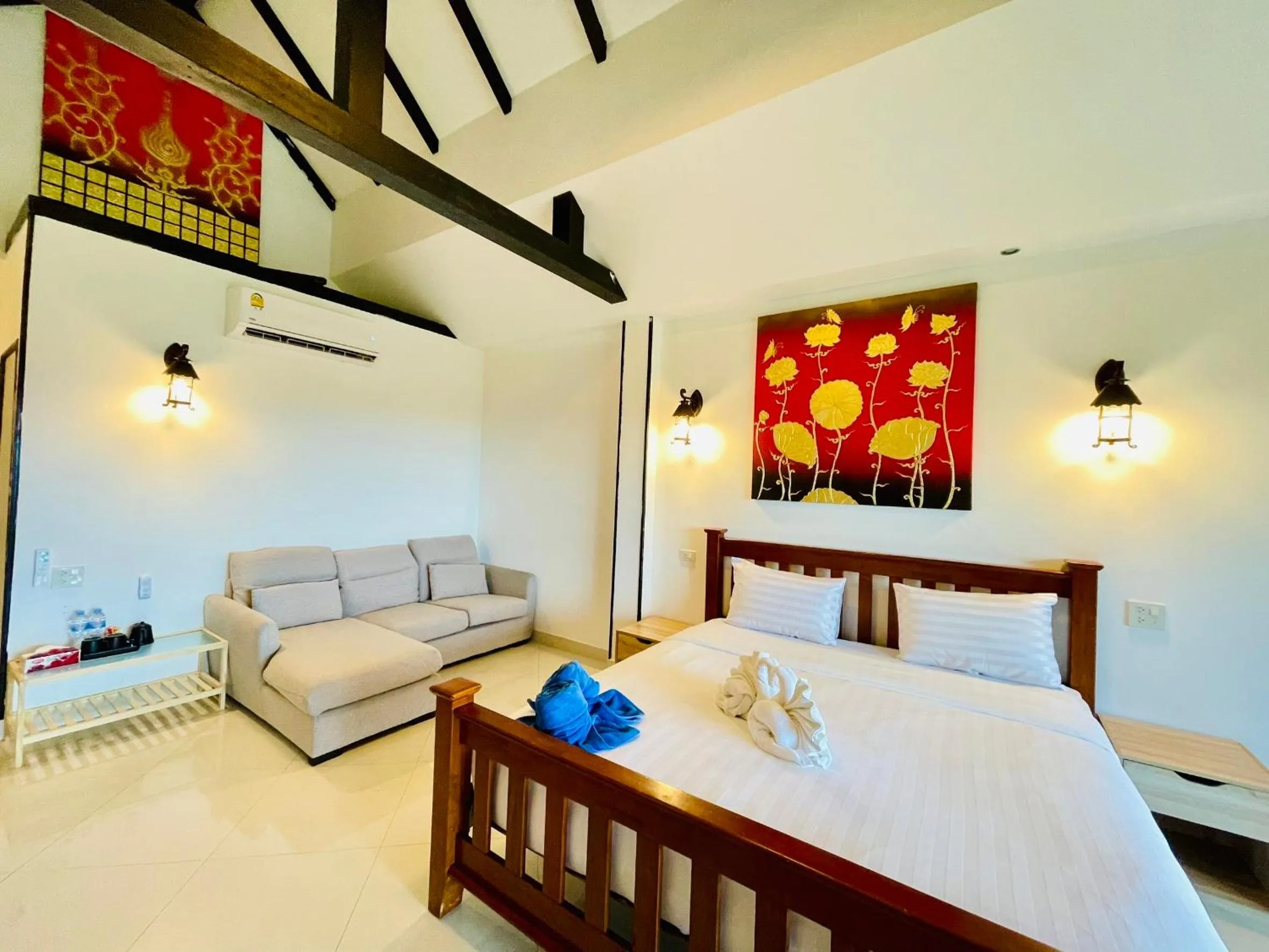 Bed in Boomerang Village Resort Kata