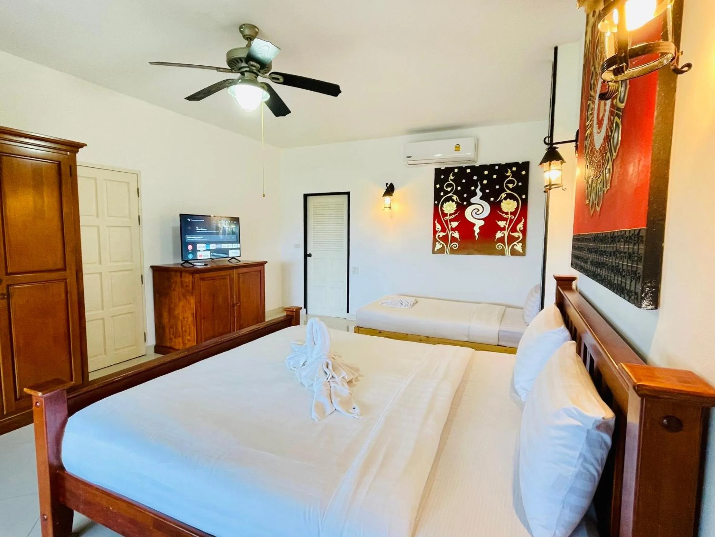 Bed in Boomerang Village Resort Kata