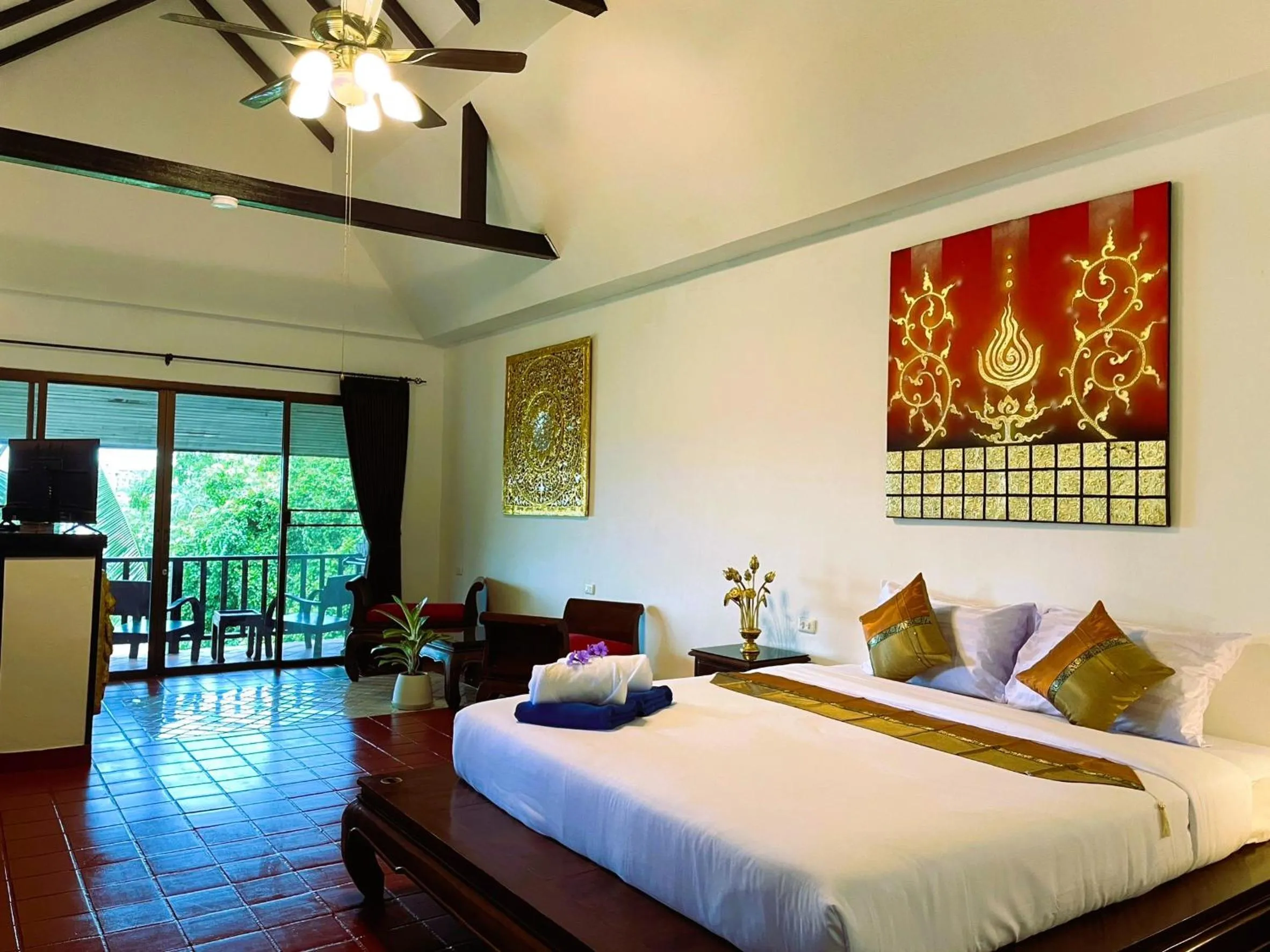 Bed in Boomerang Village Resort Kata