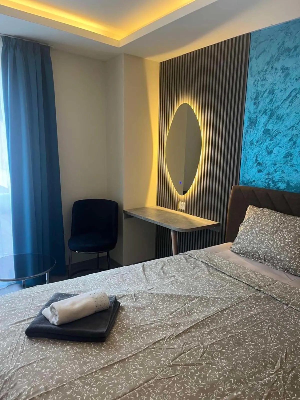 Bed in Square Vanilla Boutique Apart-Hotel