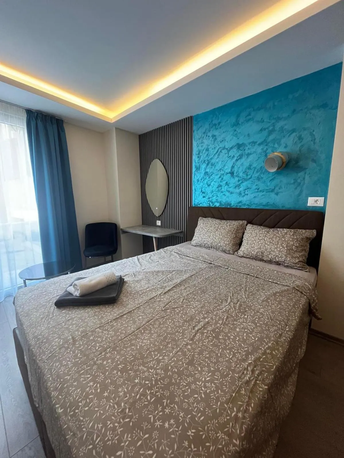 Bed in Square Vanilla Boutique Apart-Hotel