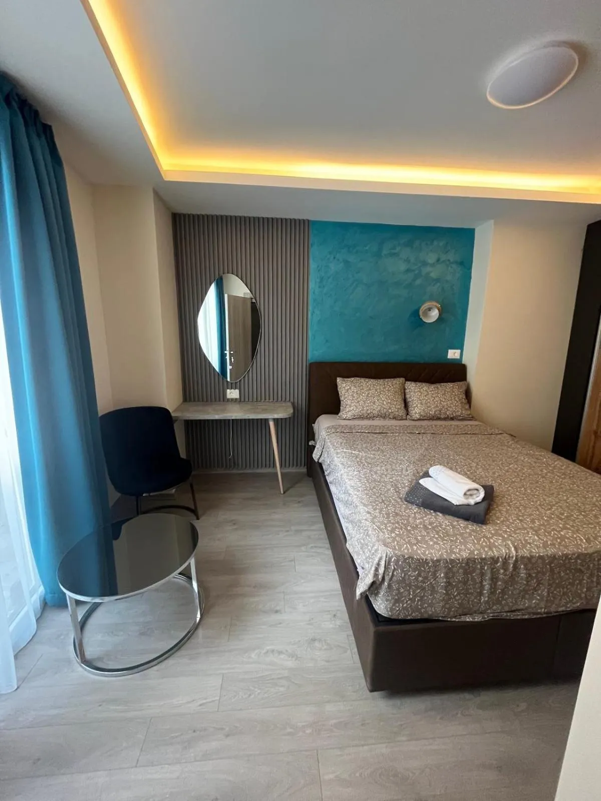 Bed in Square Vanilla Boutique Apart-Hotel