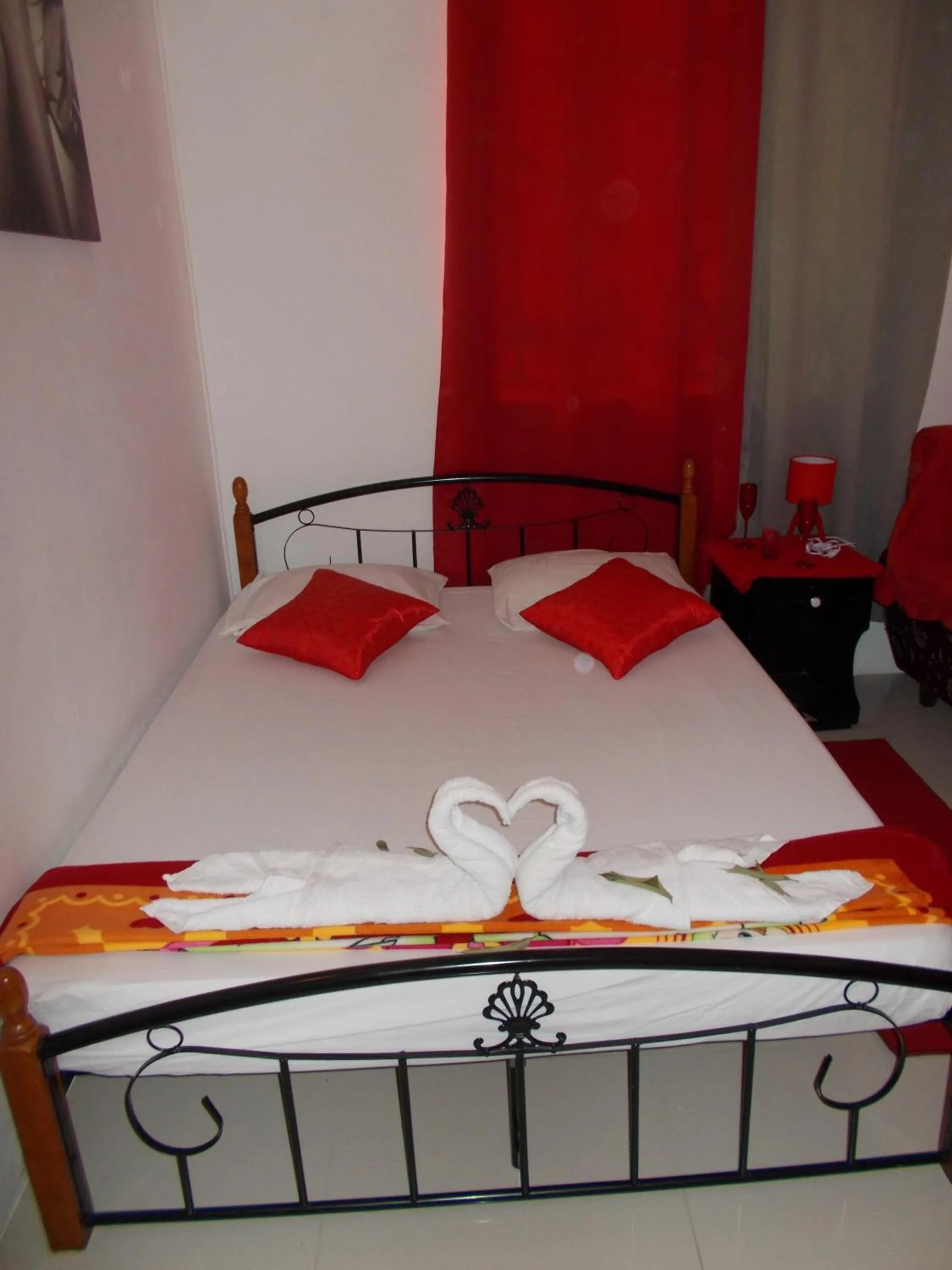 Bedroom, Bed in Residence Les Bambous