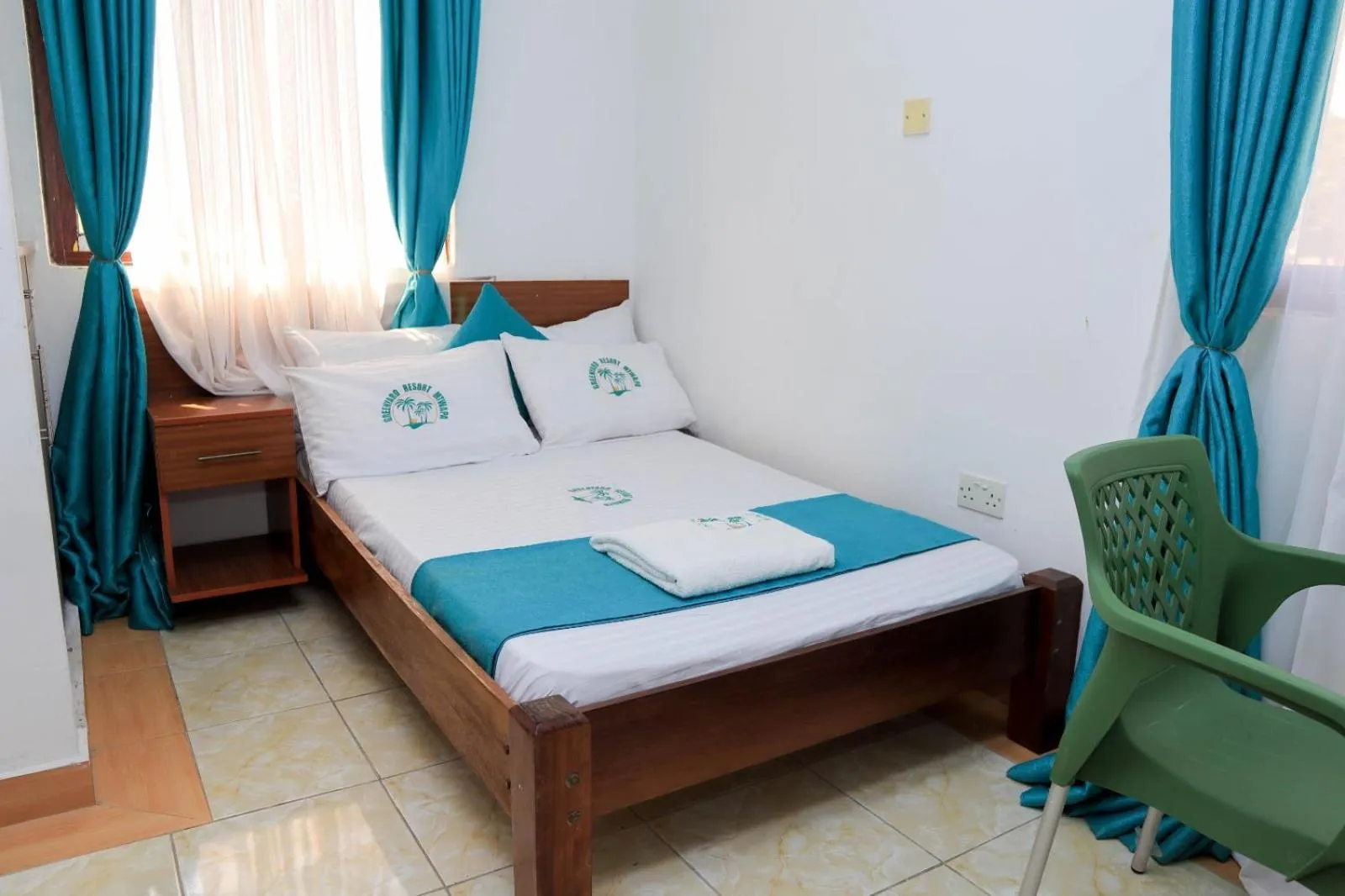 Bed in Greenyard Resort Mtwapa