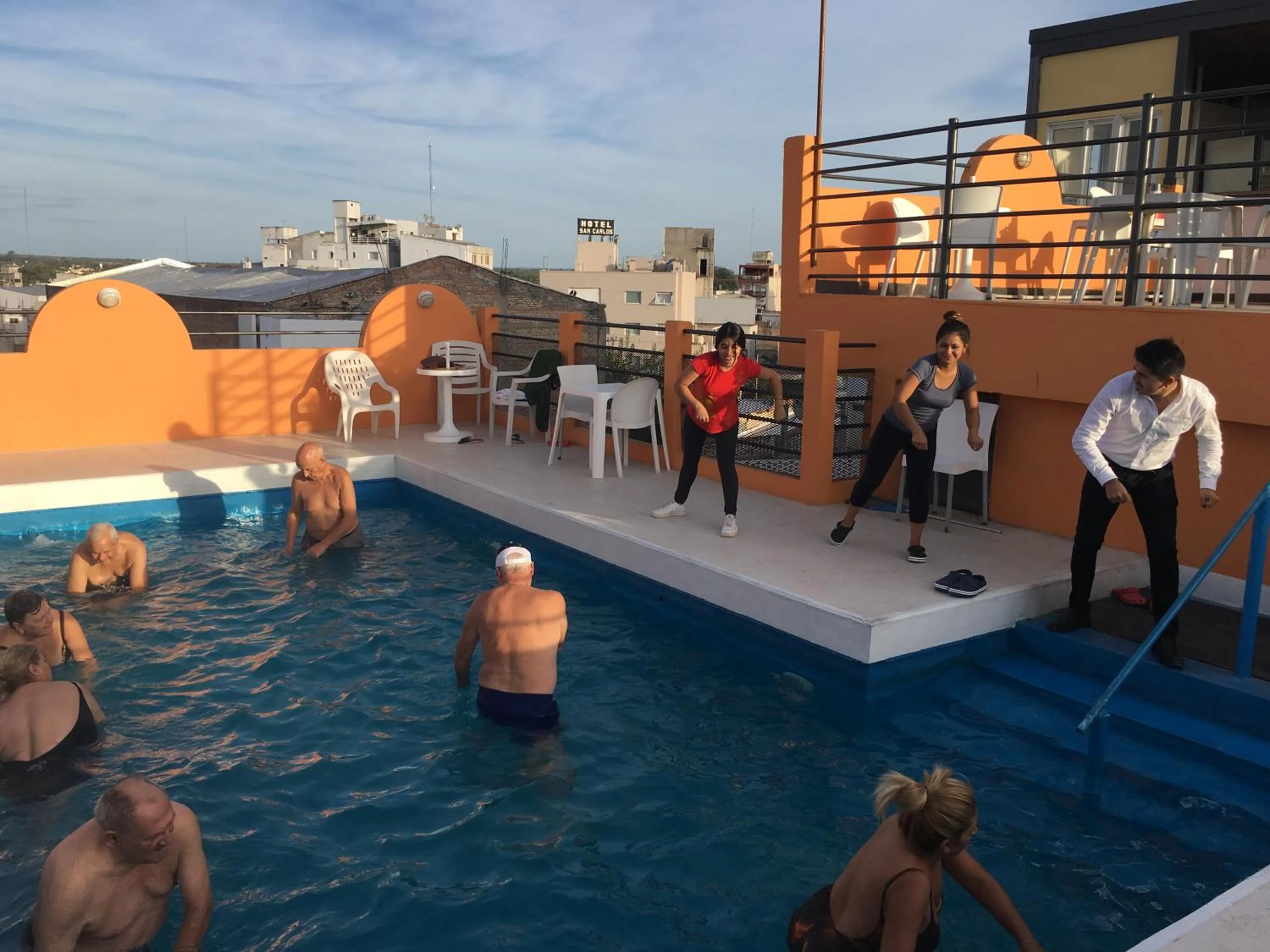 Swimming pool in Hotel Siglo Sexto