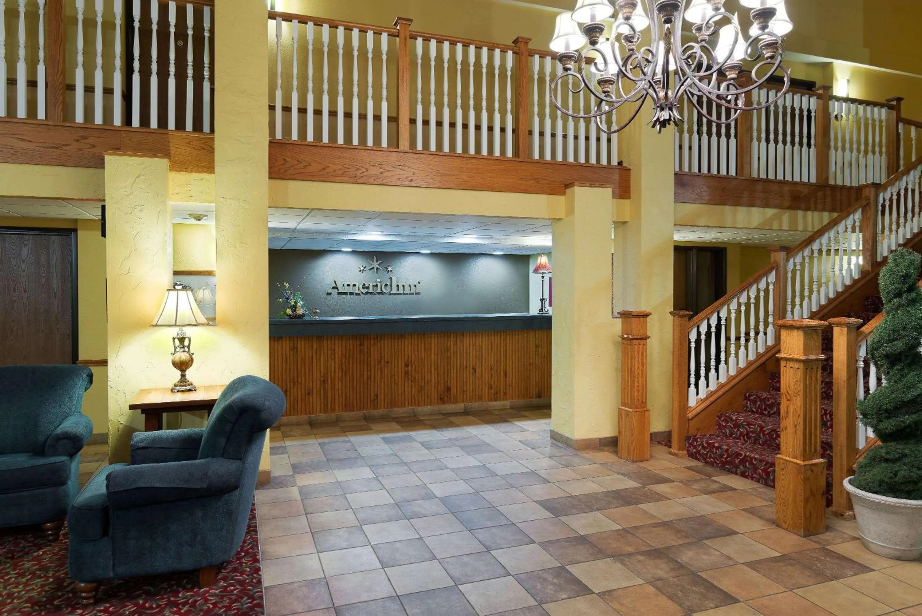 Lobby or reception in AmericInn by Wyndham Republic