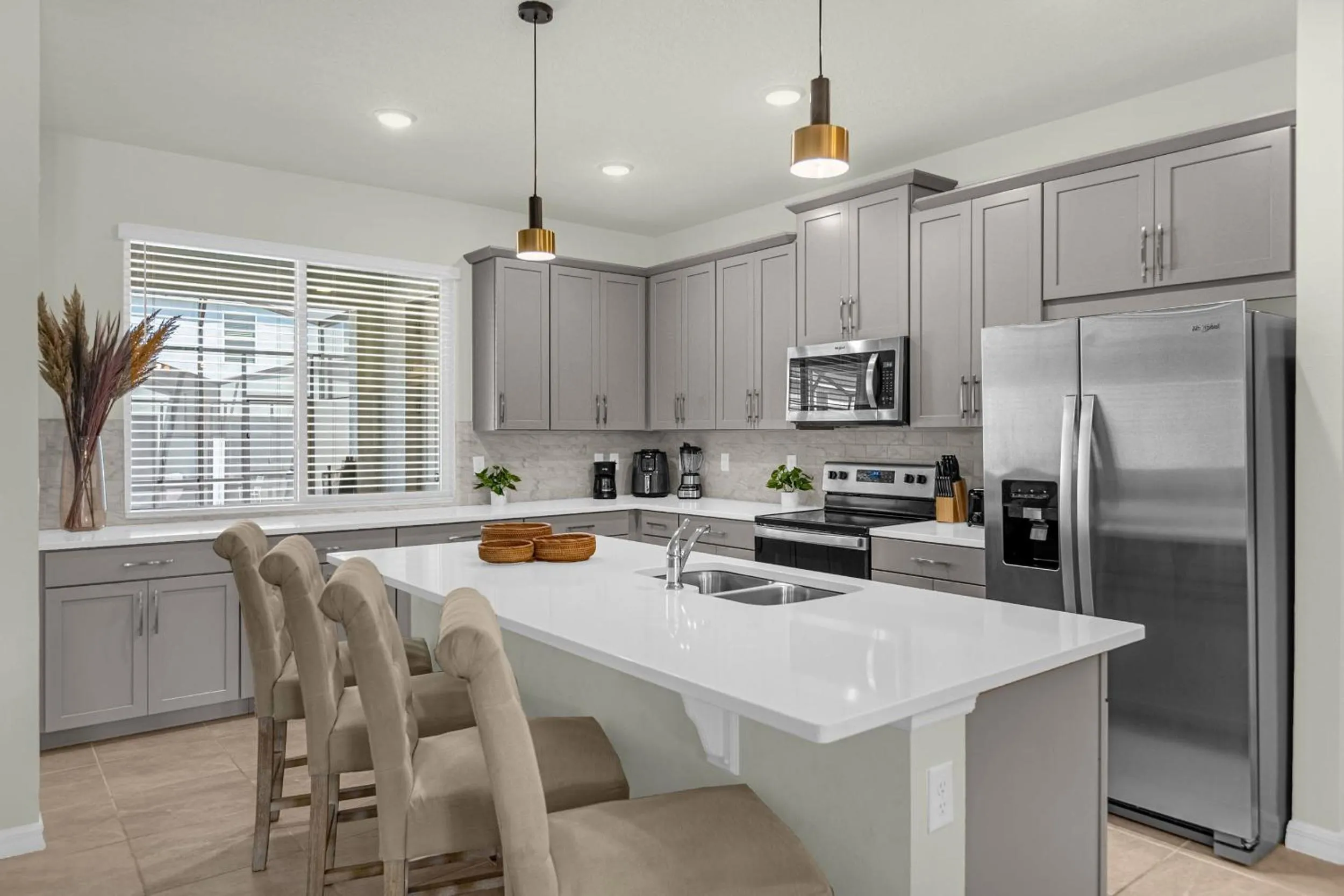 Kitchen or kitchenette in 4BR Home w Full Resort Access - Near Disney