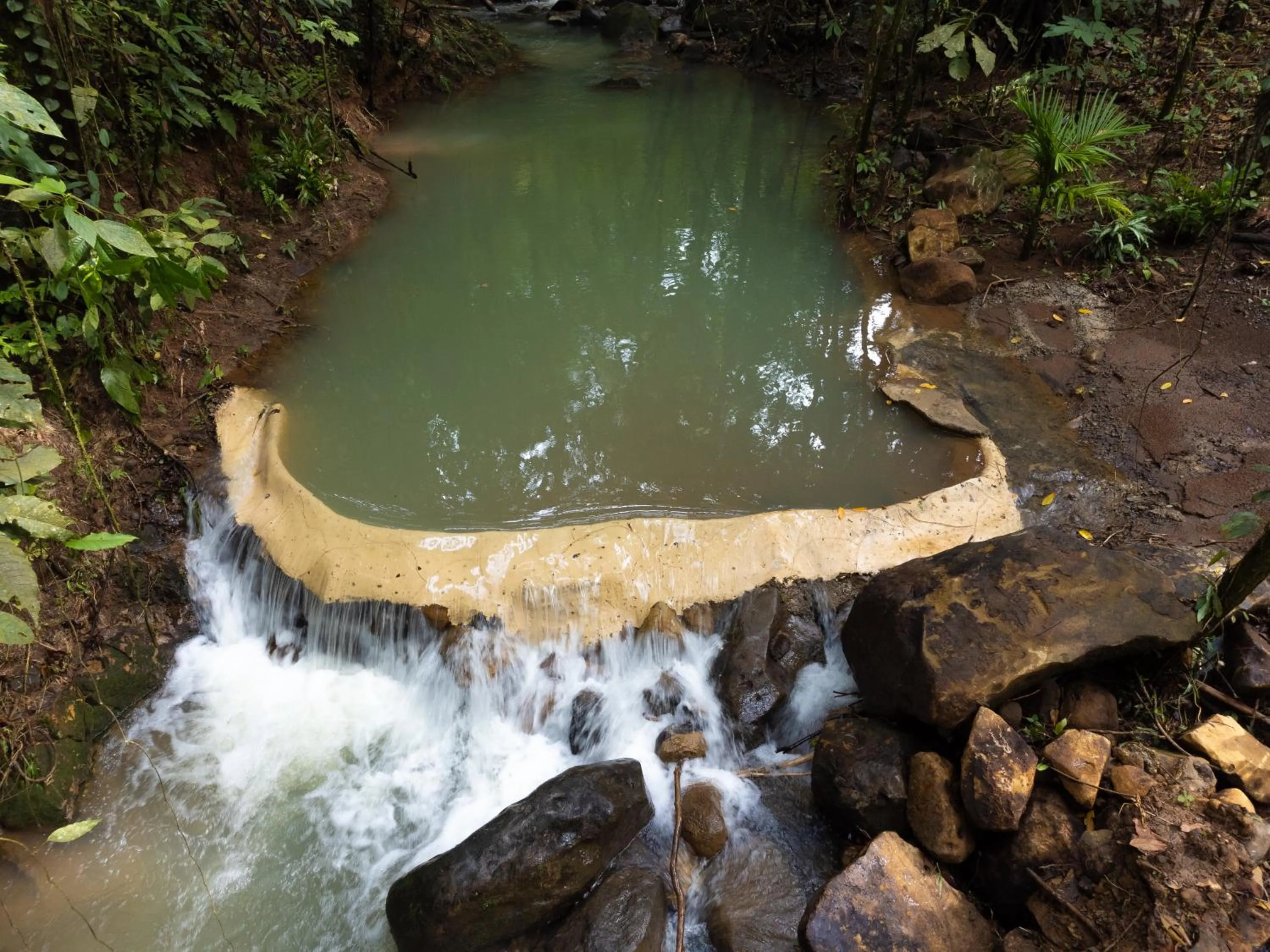 River view in Hotel Heliconias Nature Inn & Hot Springs