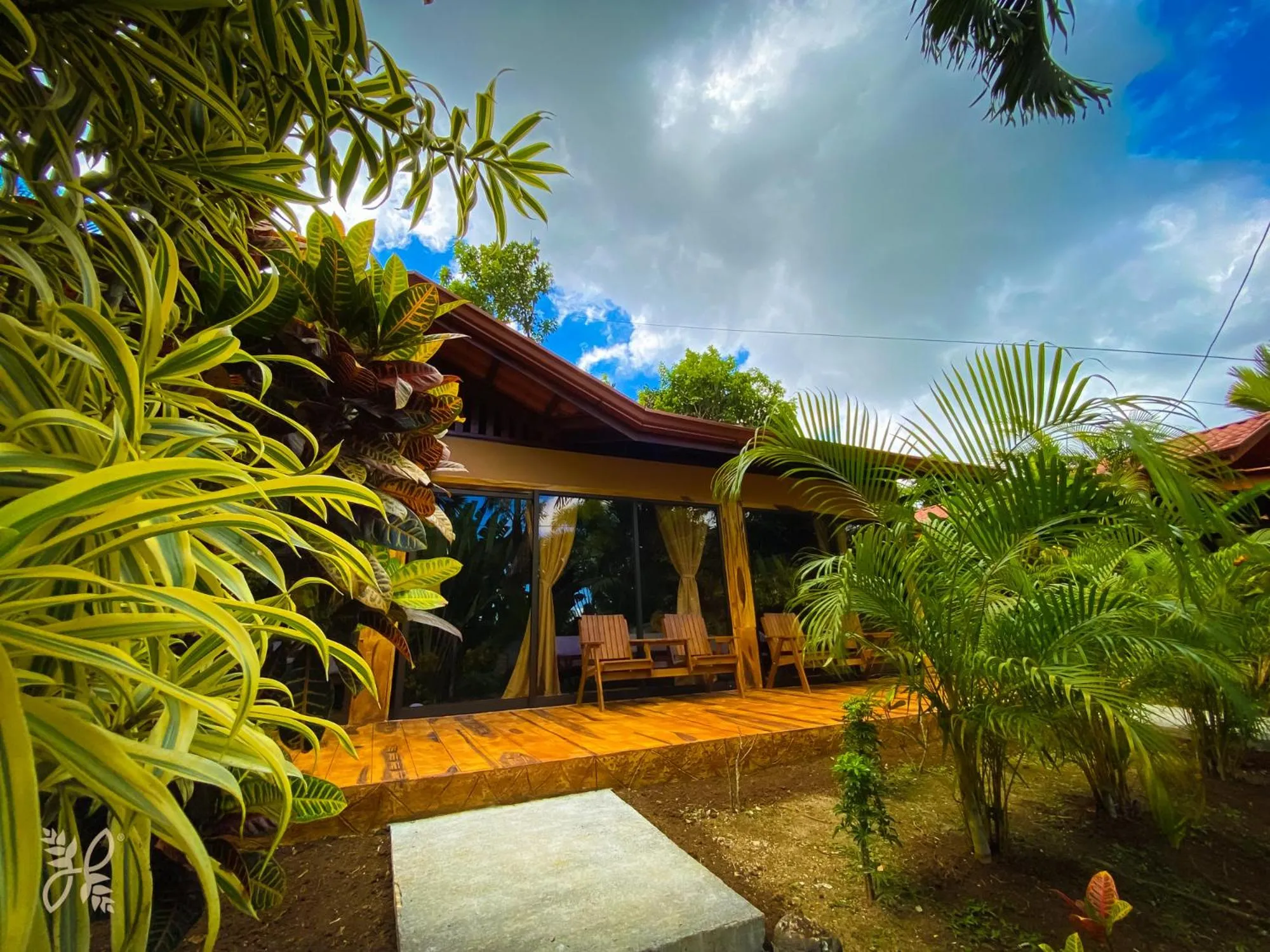Garden view in Hotel Heliconias Nature Inn & Hot Springs