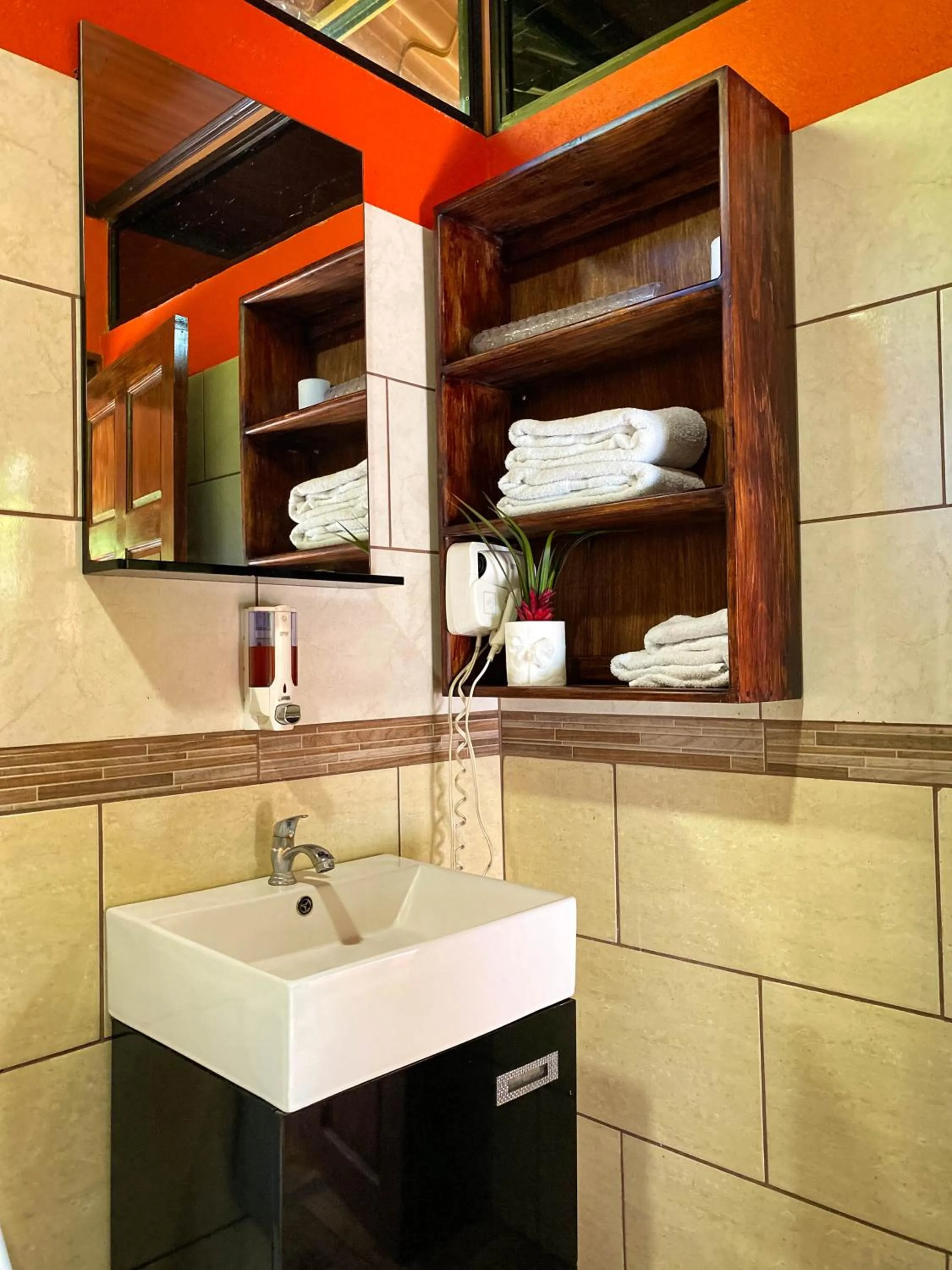 Bathroom in Hotel Heliconias Nature Inn & Hot Springs