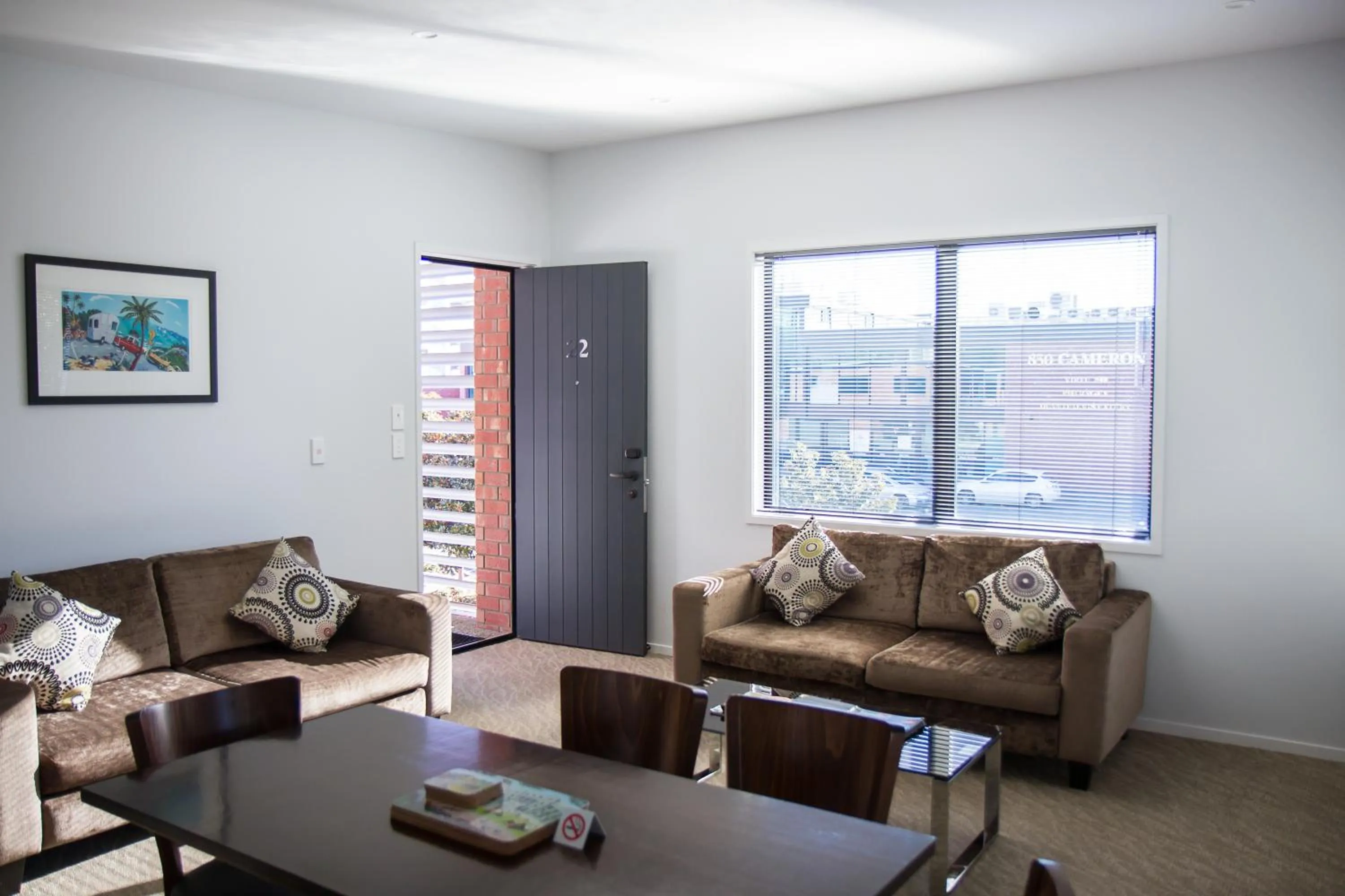 Living room in 850 Cameron Motel