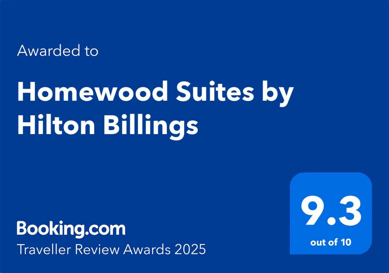 Certificate/Award in Homewood Suites by Hilton Billings