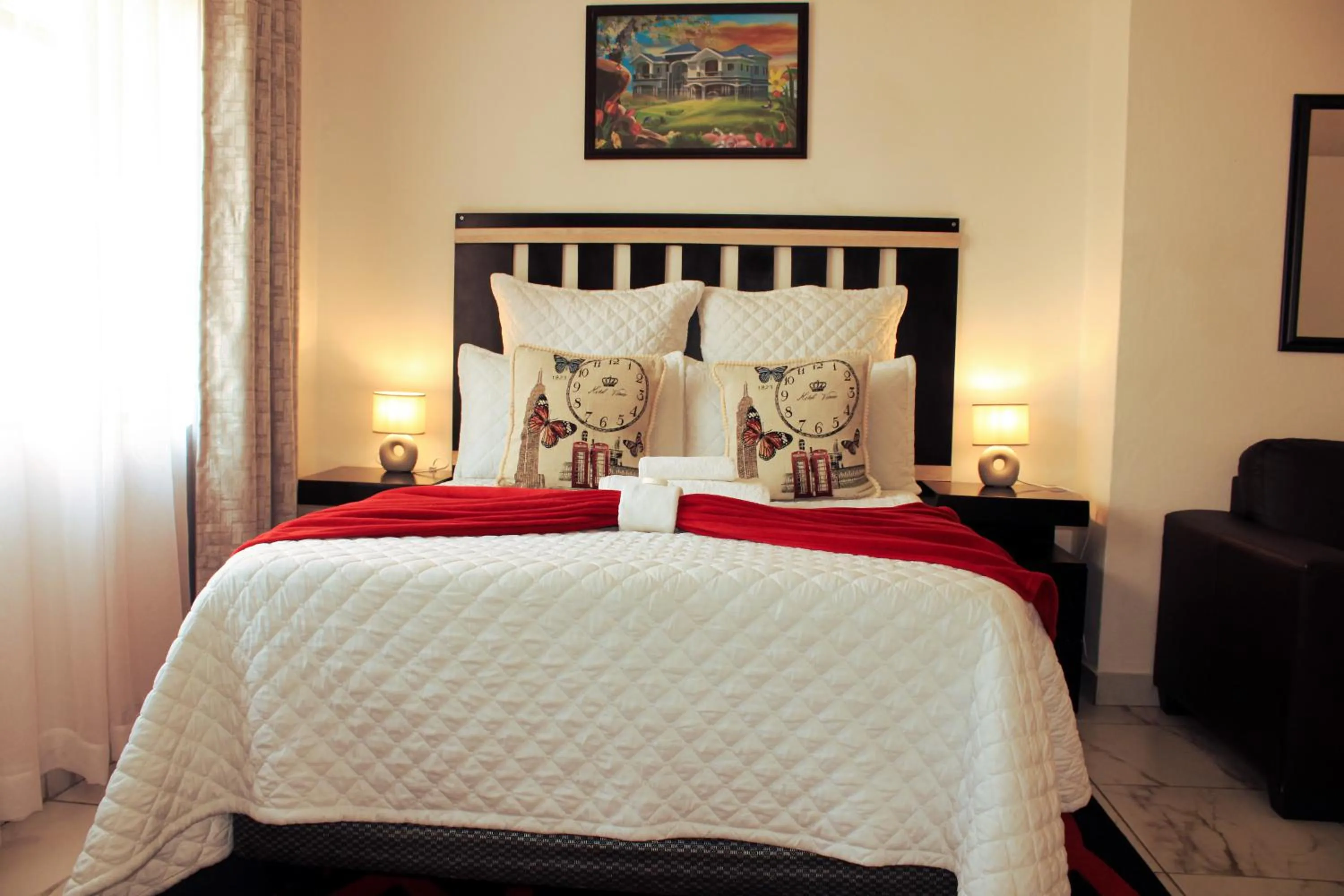 Bed in Meredale Lodge