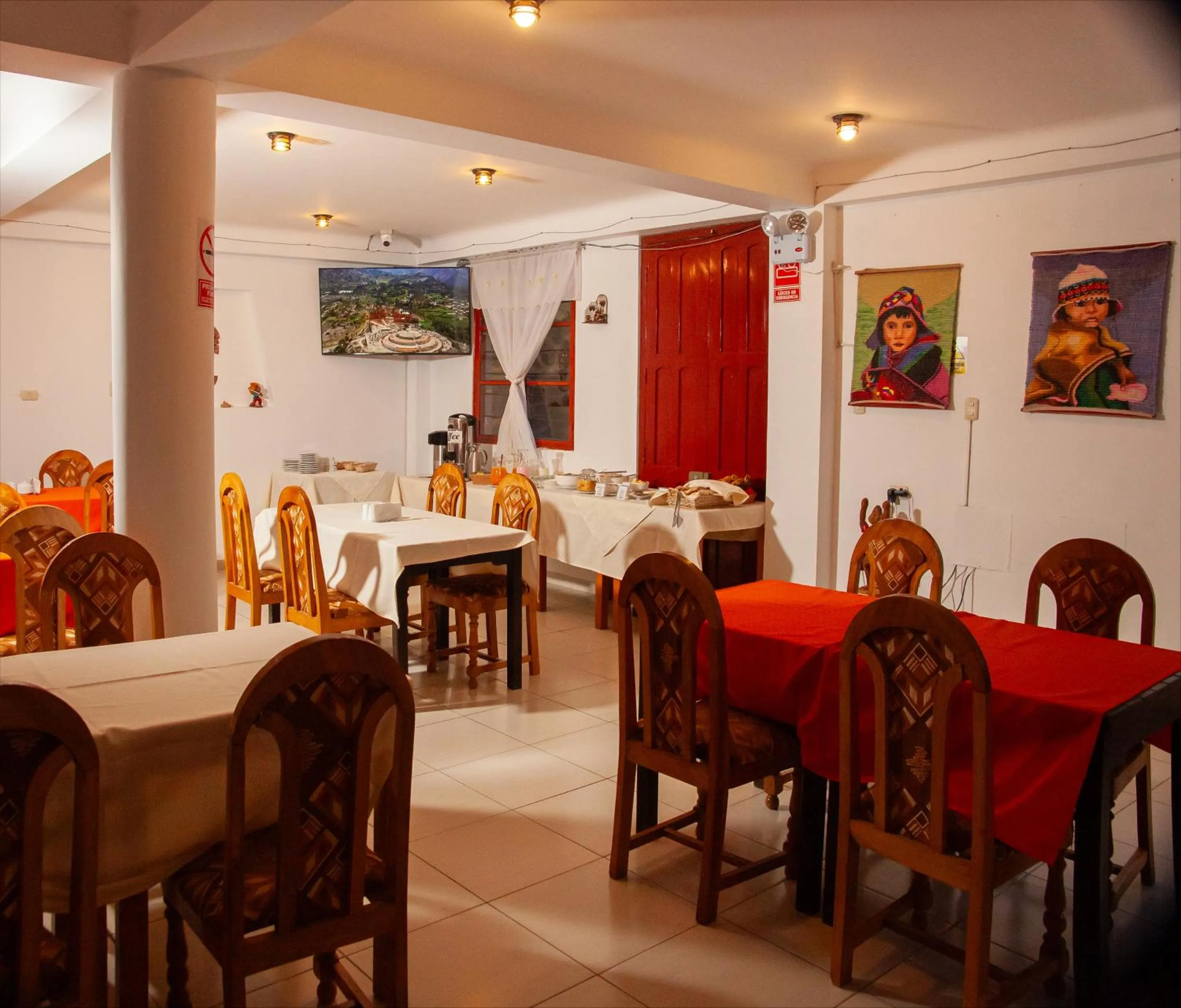 Buffet breakfast in Hotel Valle Mistico