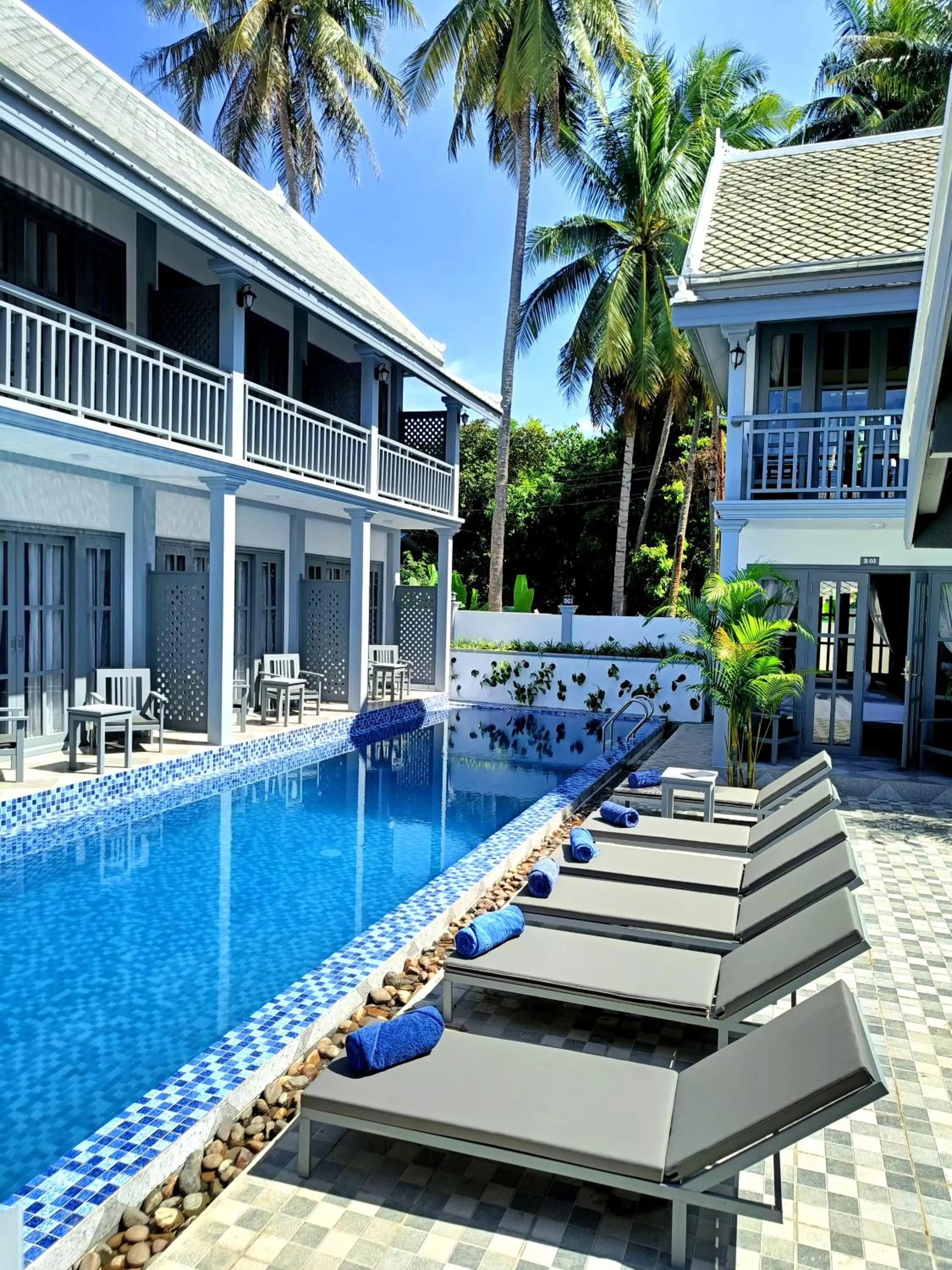 Property building in LuangPrabang Pearl Hotel