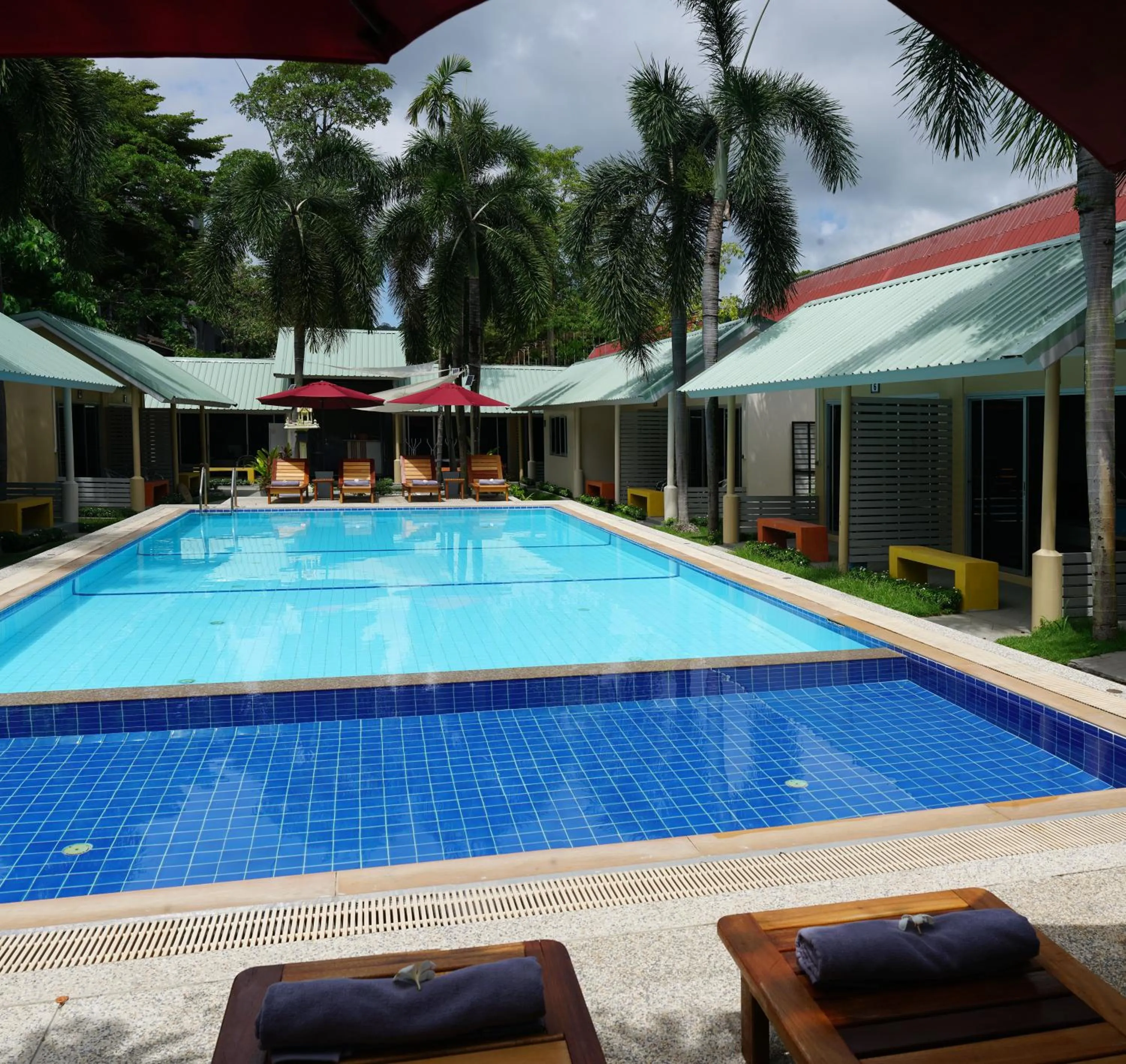 Pool view in Maiiam Bungalows Kata Beach