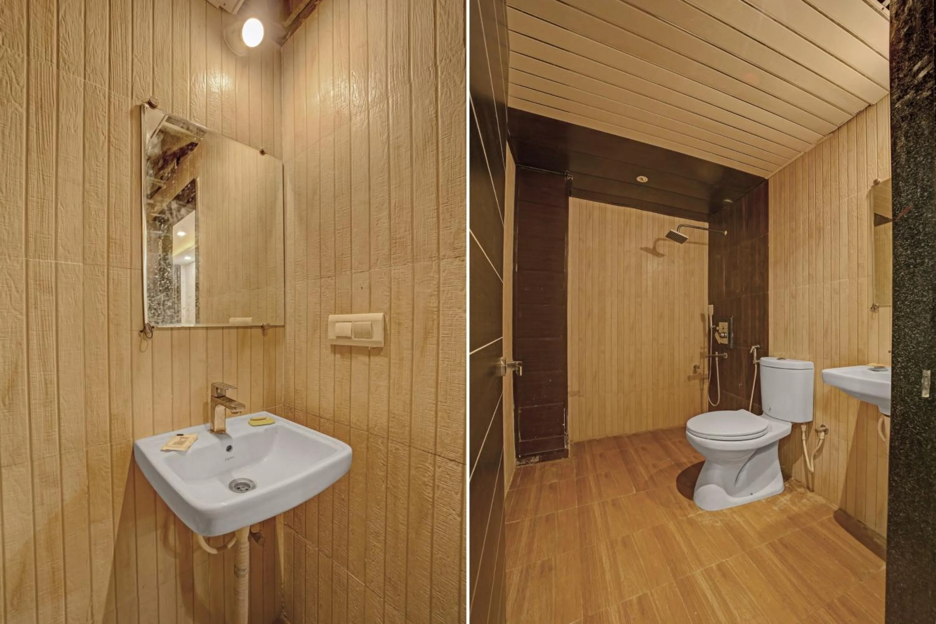 Bathroom in Super Hotel O Vachan Garden And Resort