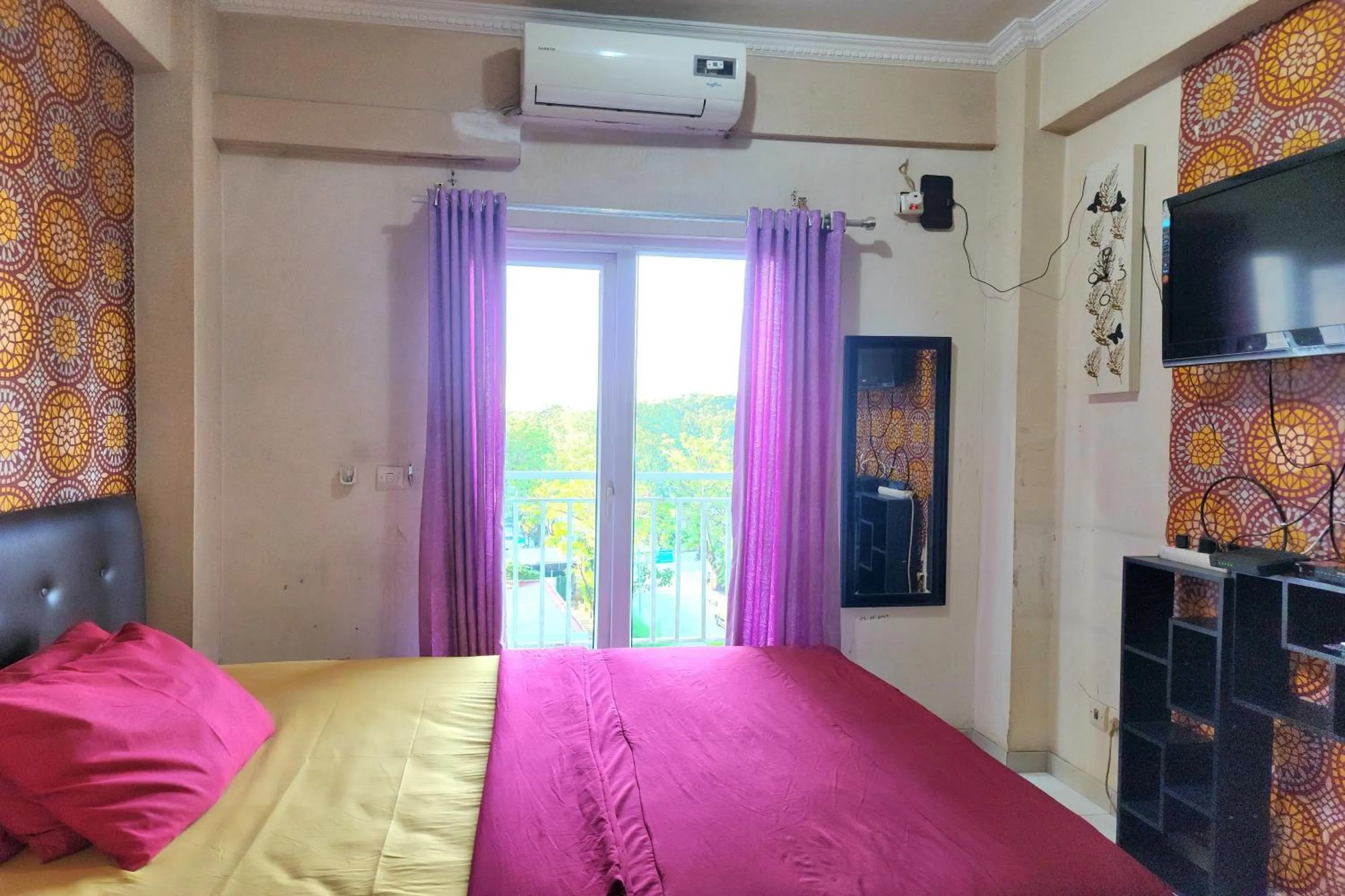 Bed in Queen Room 2 @ Grand Center Point Apartment