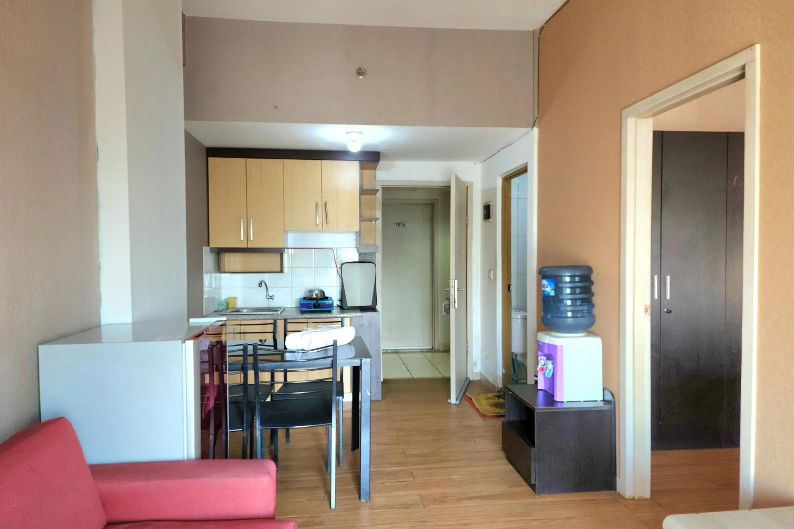 Dining area in Queen Room 2 @ Grand Center Point Apartment