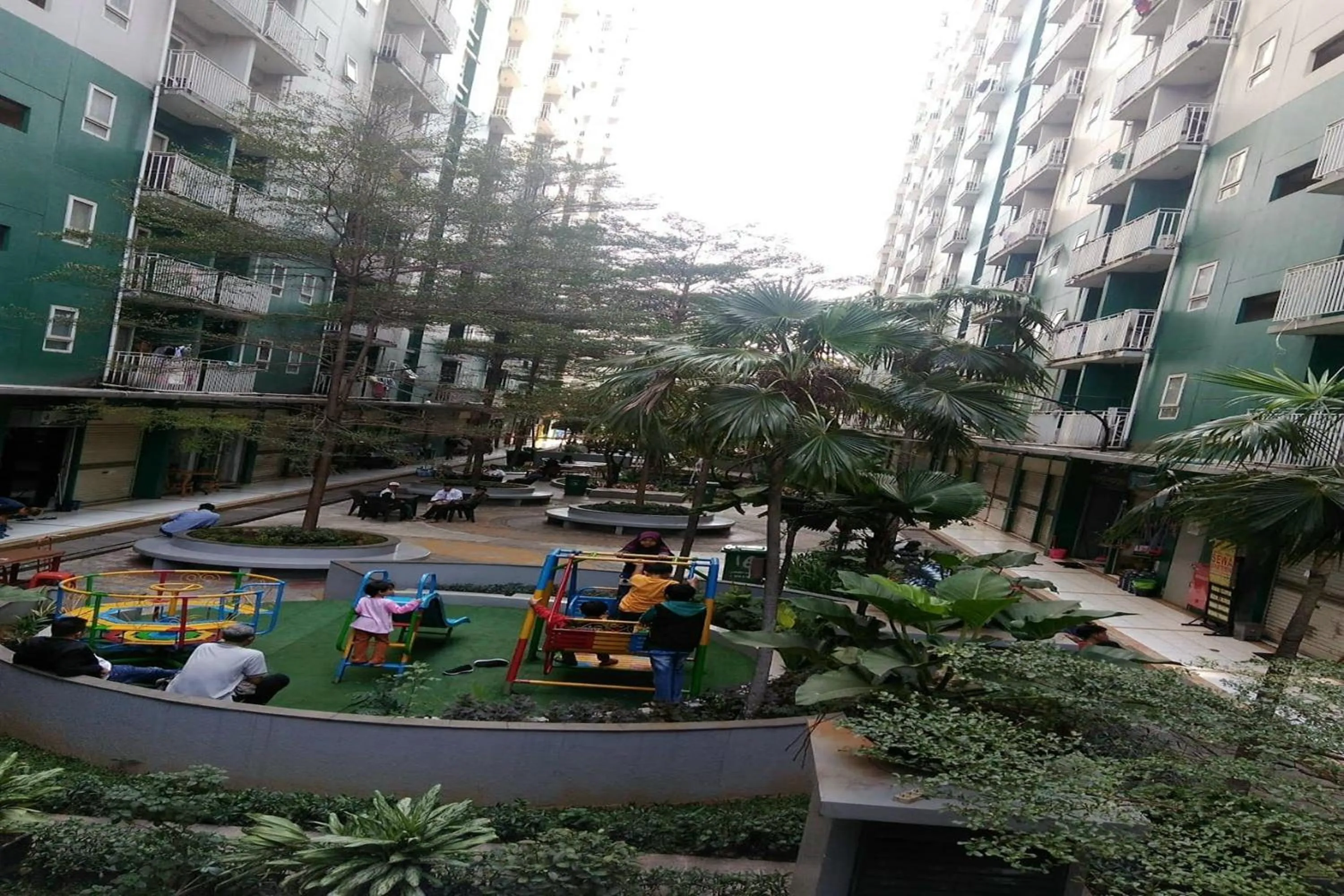 Children play ground in Queen Room 2 @ Grand Center Point Apartment