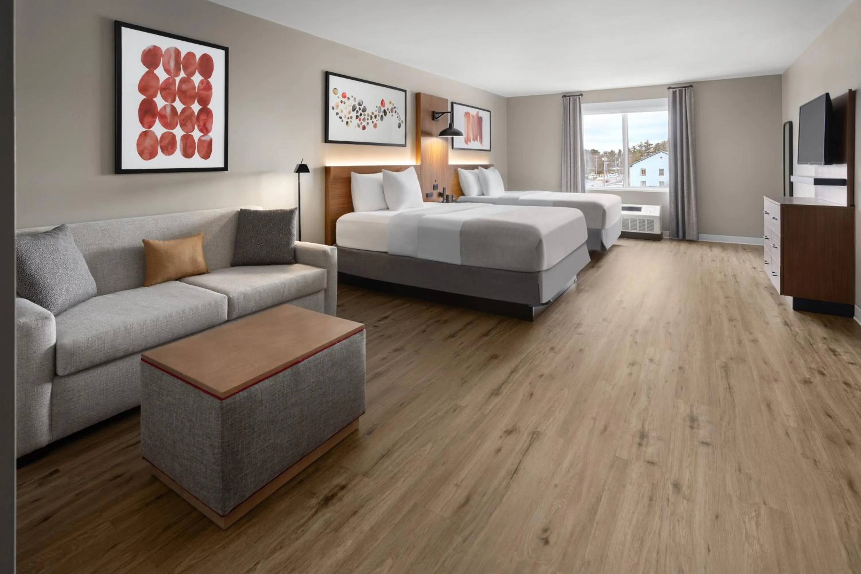 Bed in Hawthorn Extended Stay by Wyndham Williston Burlington