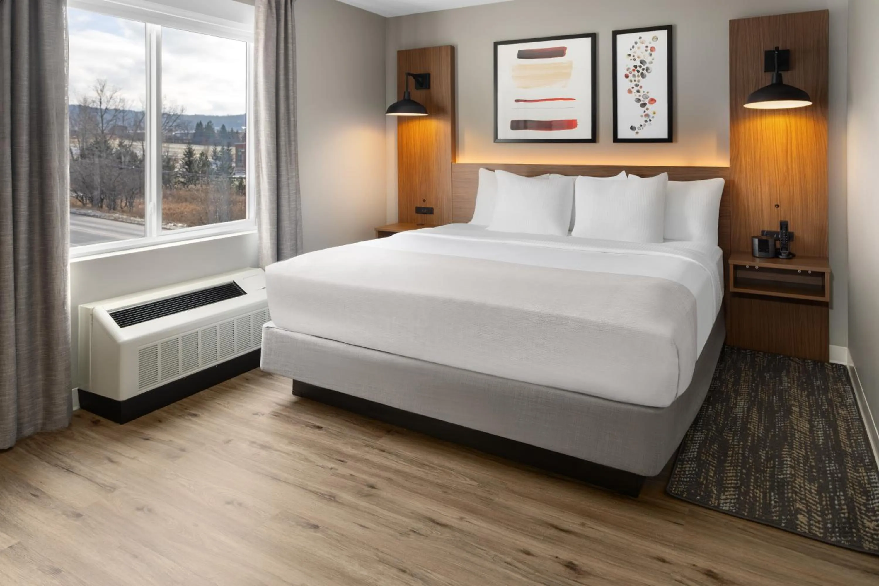 Bed in Hawthorn Extended Stay by Wyndham Williston Burlington