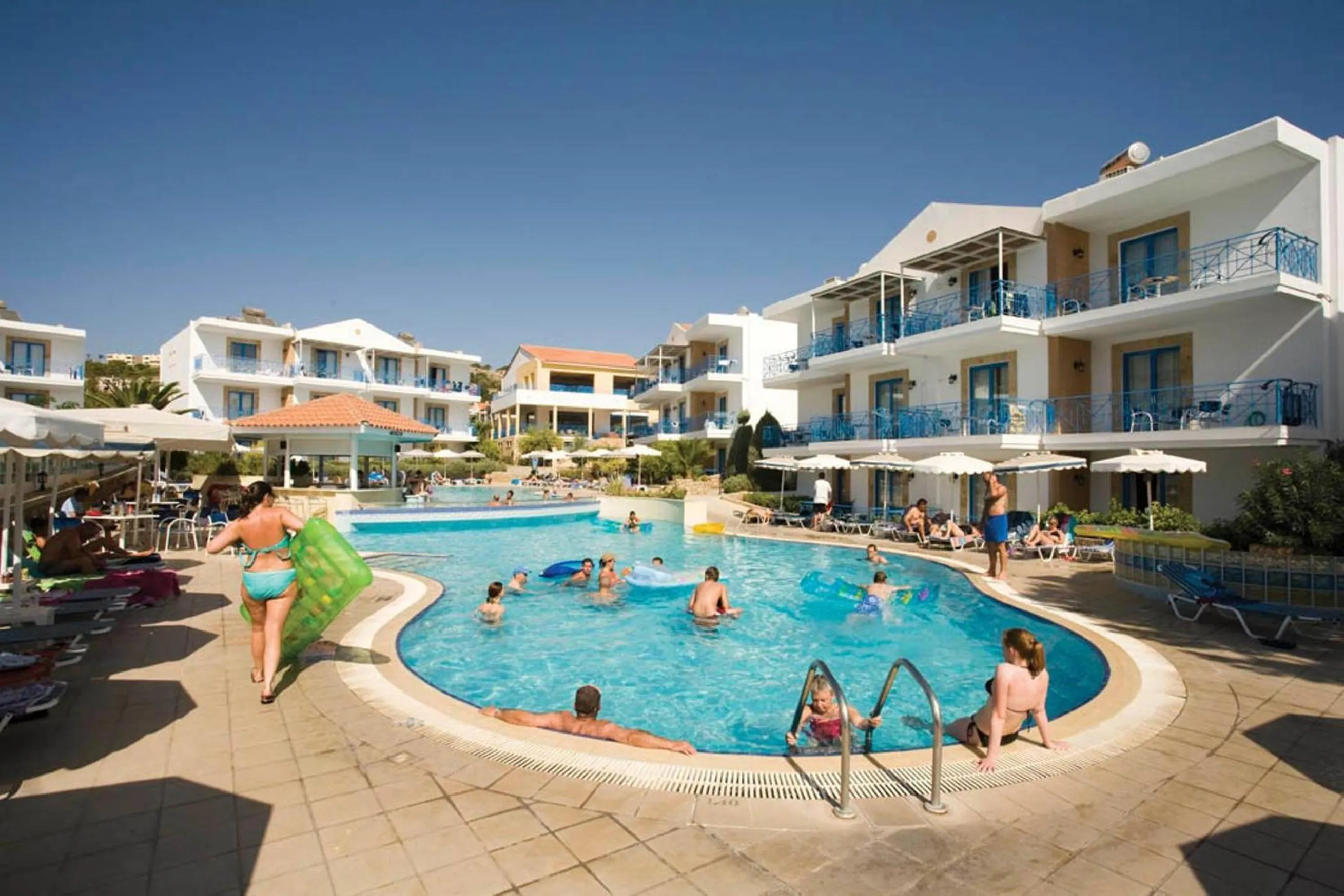 People in Pefki Islands