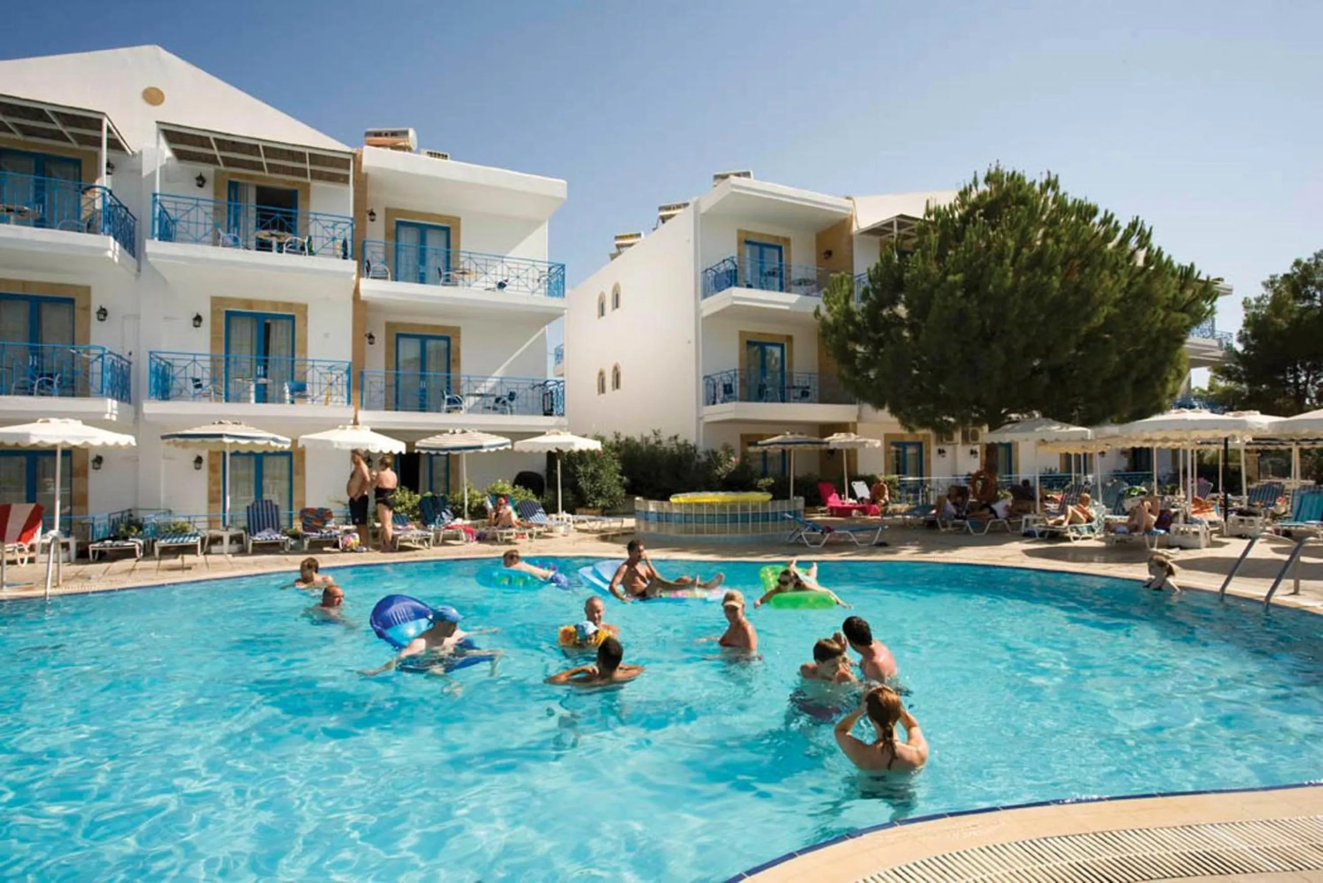 People in Pefki Islands