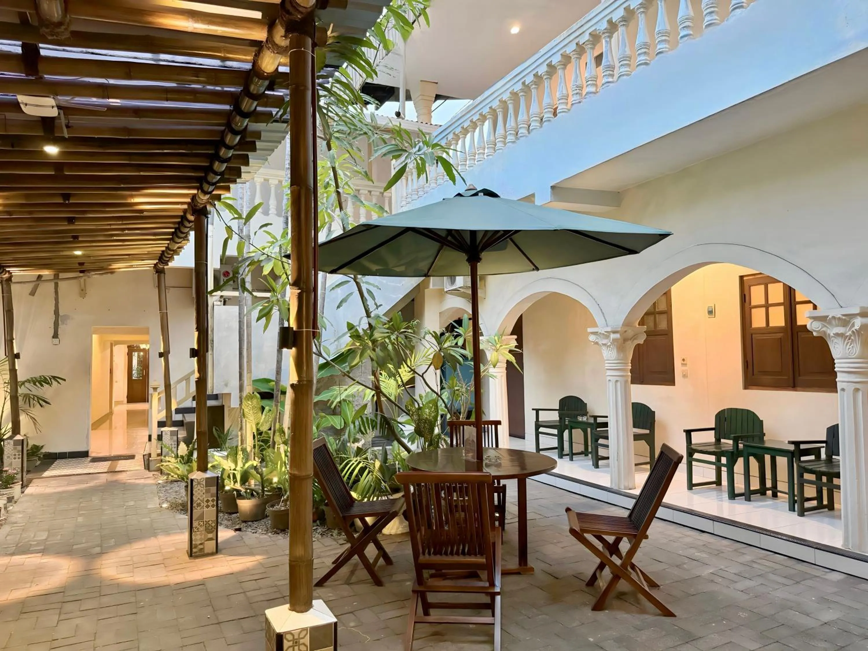 Garden in The Raden Patah Heritage Kota Lama Semarang