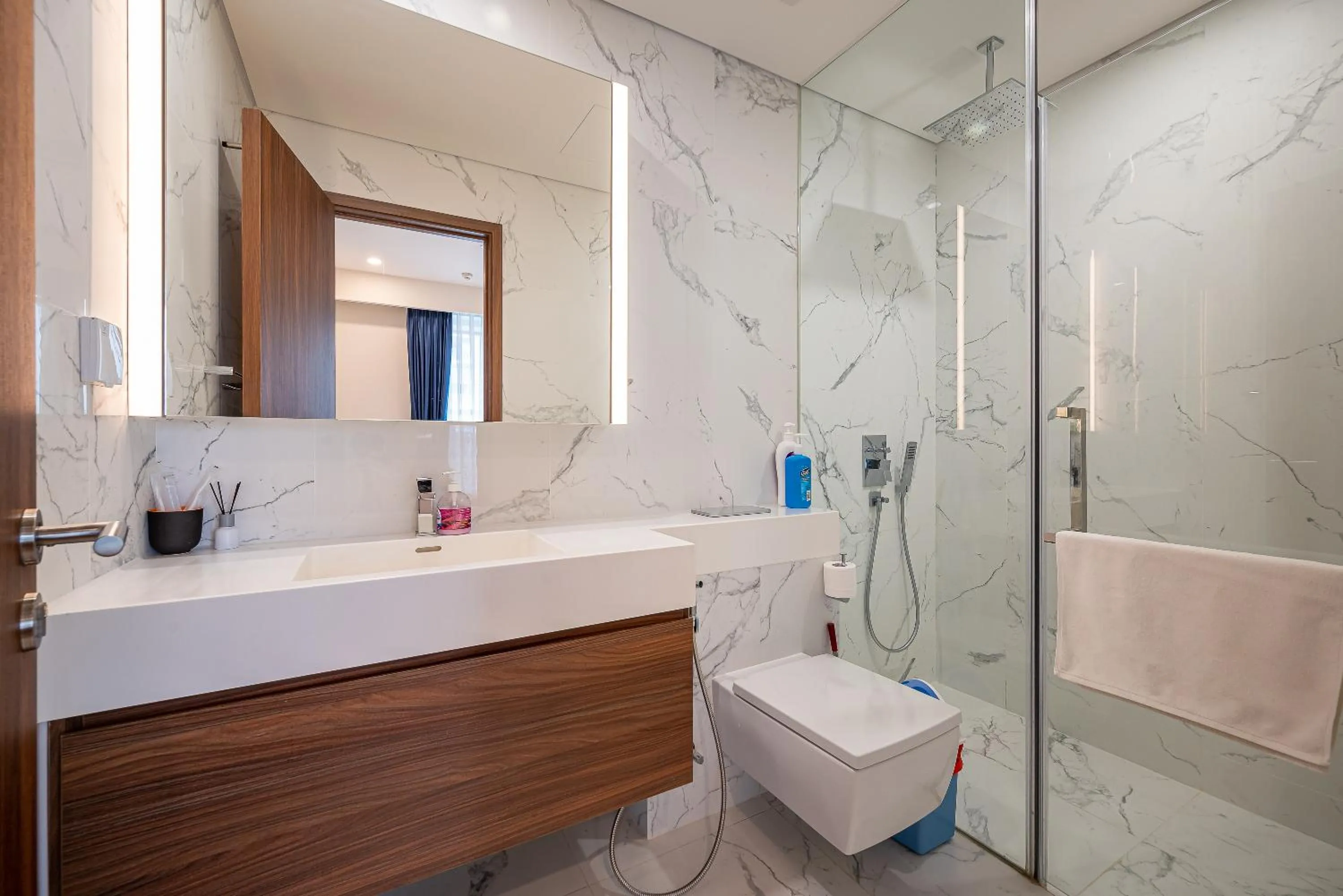 Shower in Metropole Thu Thiem Condo Apartment