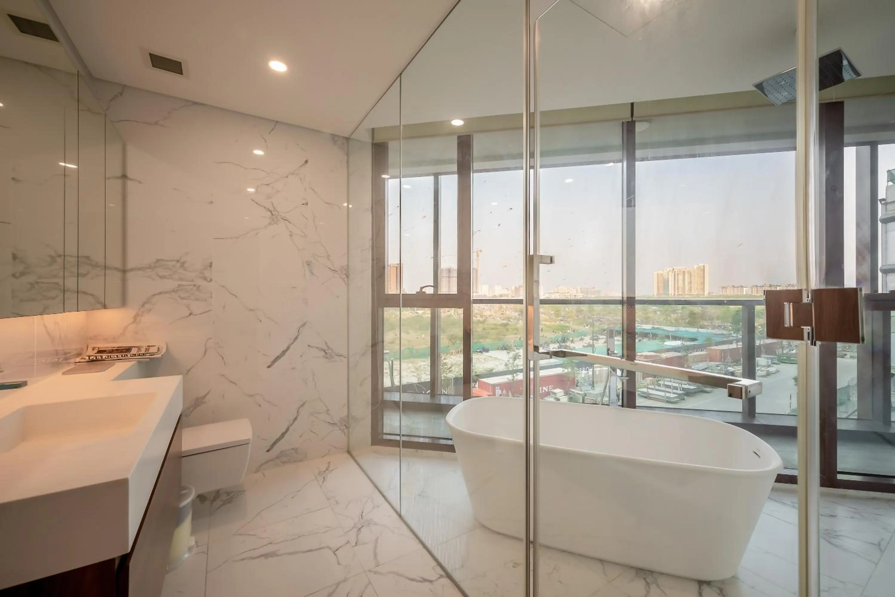 Bathroom in Metropole Thu Thiem Condo Apartment