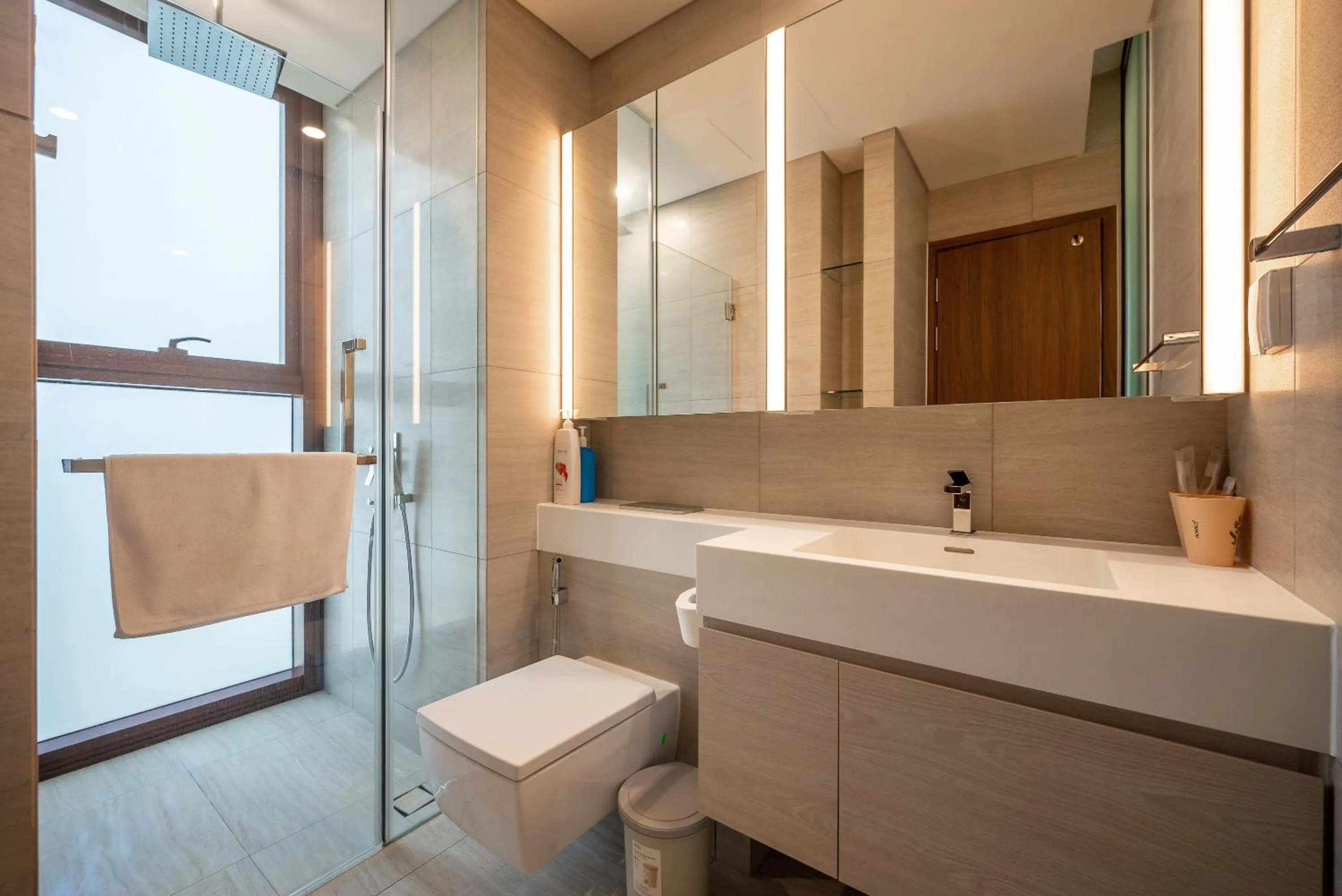 Shower in Metropole Thu Thiem Condo Apartment