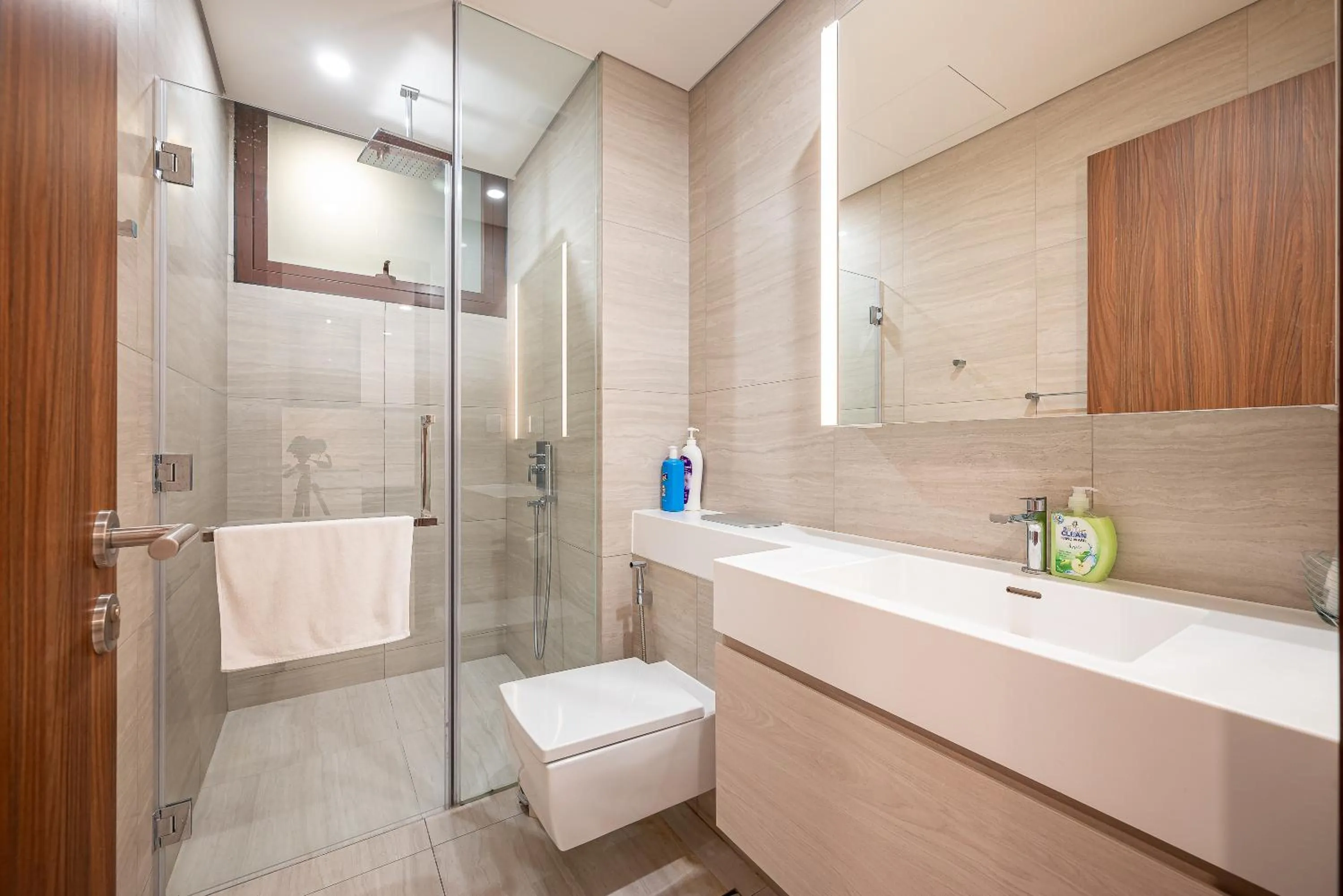 Shower in Metropole Thu Thiem Condo Apartment
