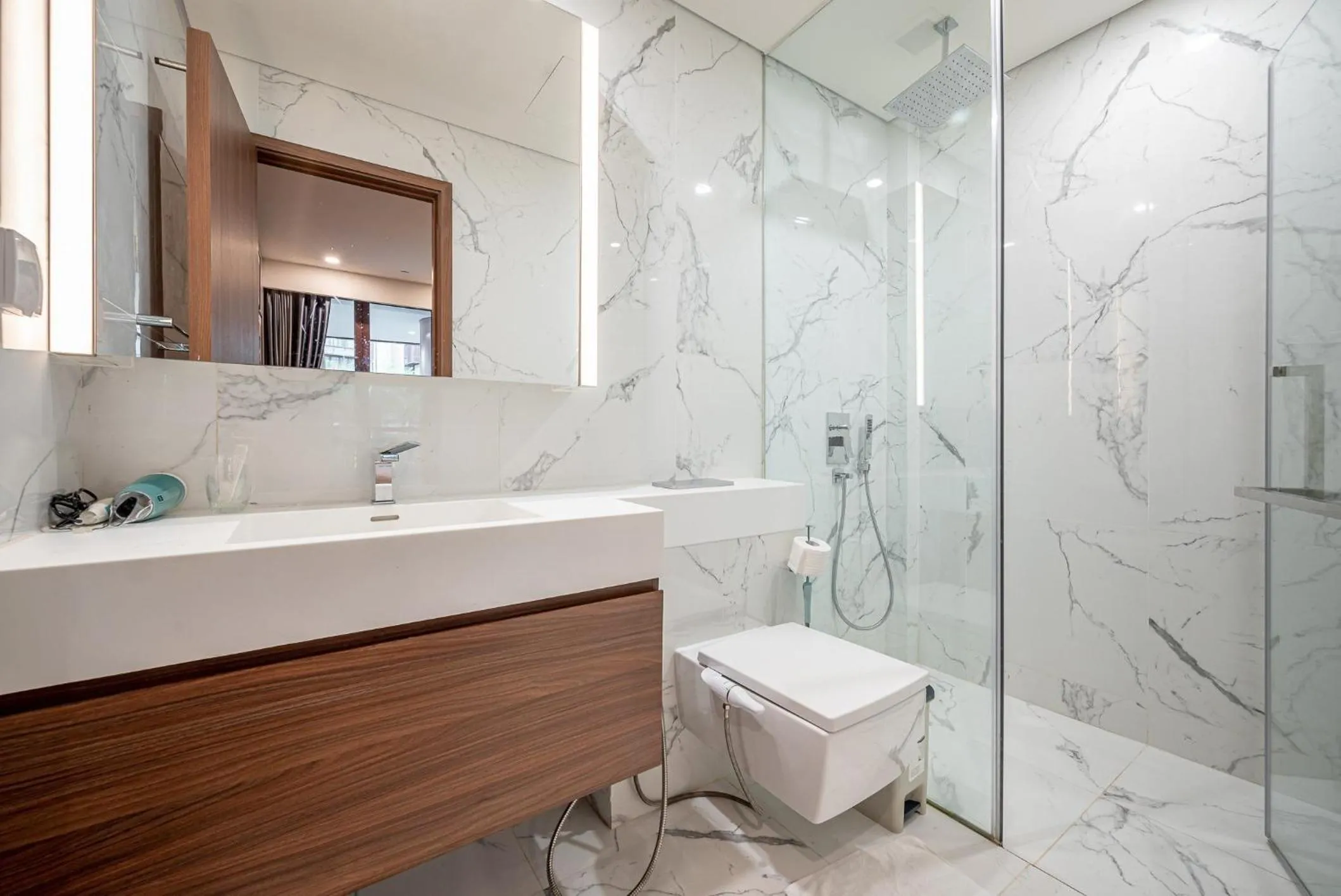 Shower in Metropole Thu Thiem Condo Apartment