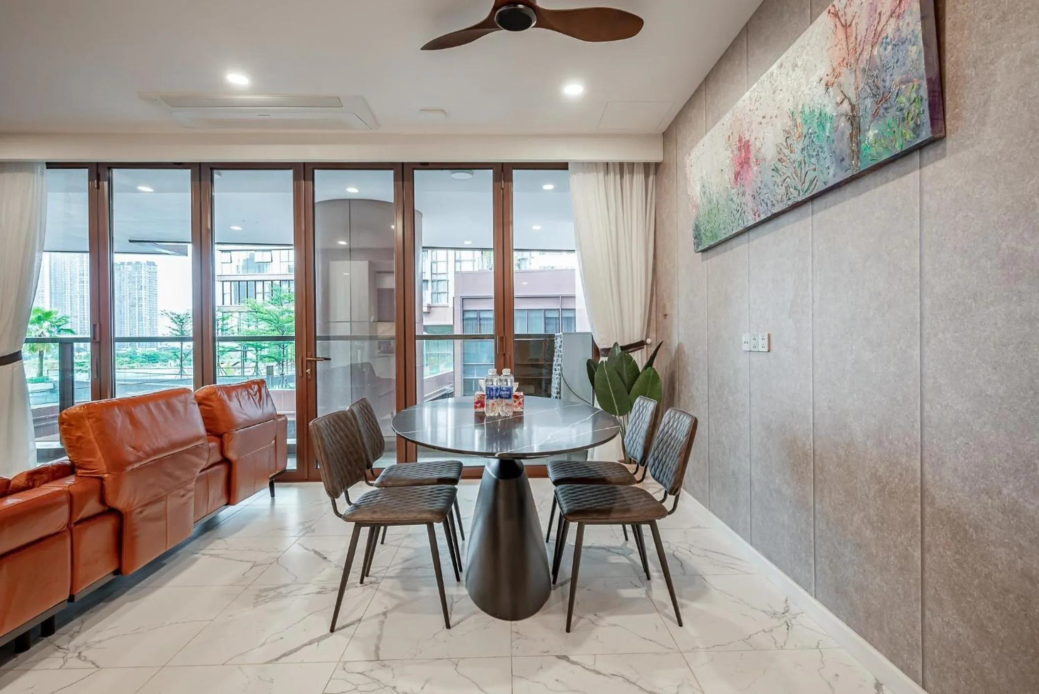 Dining area in Metropole Thu Thiem Condo Apartment