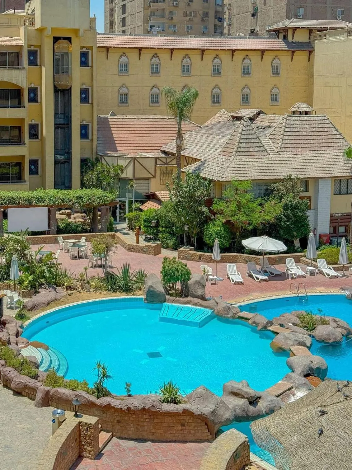 Swimming pool in Amarante Pyramids Hotel