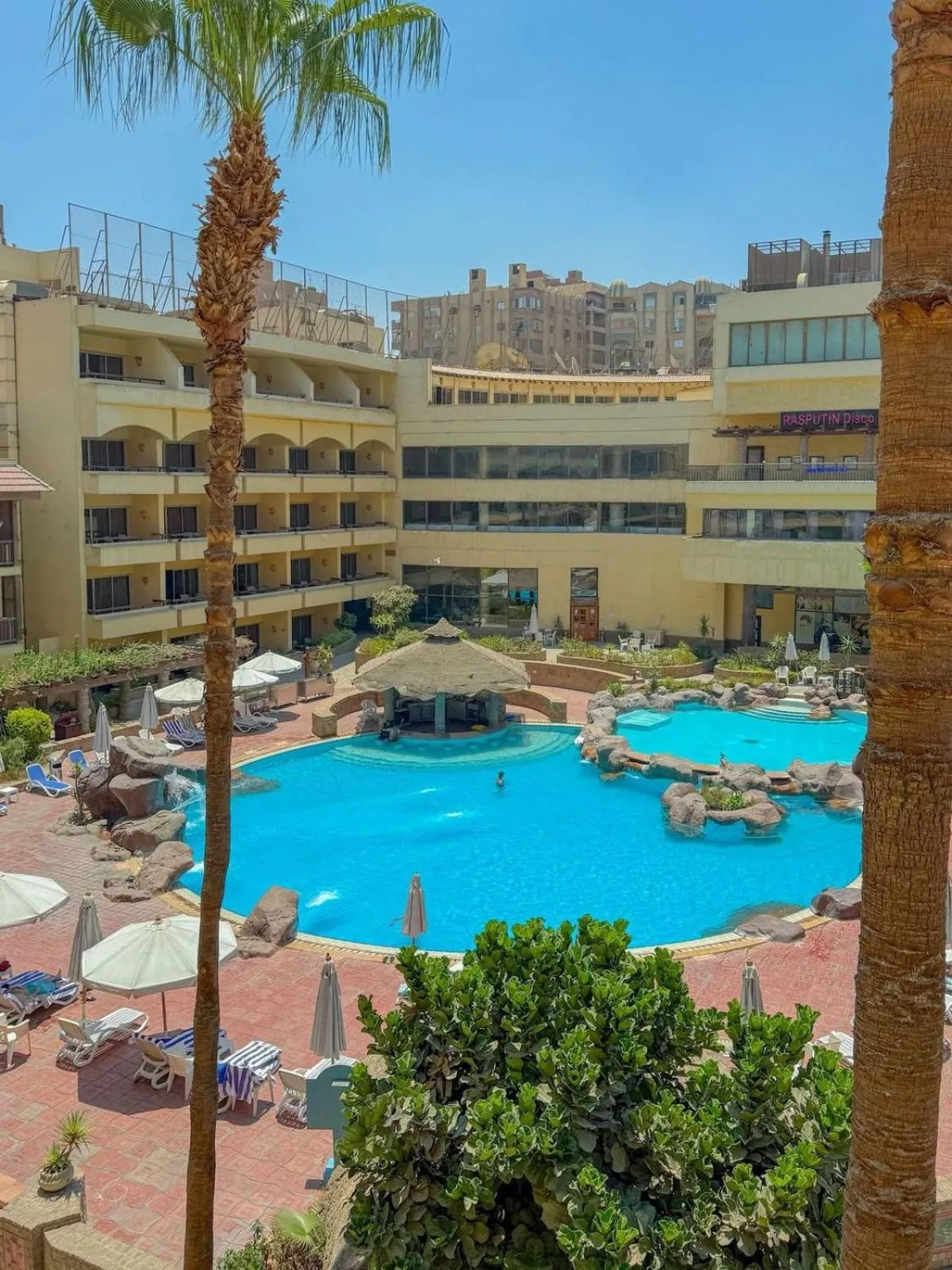Swimming pool in Amarante Pyramids Hotel