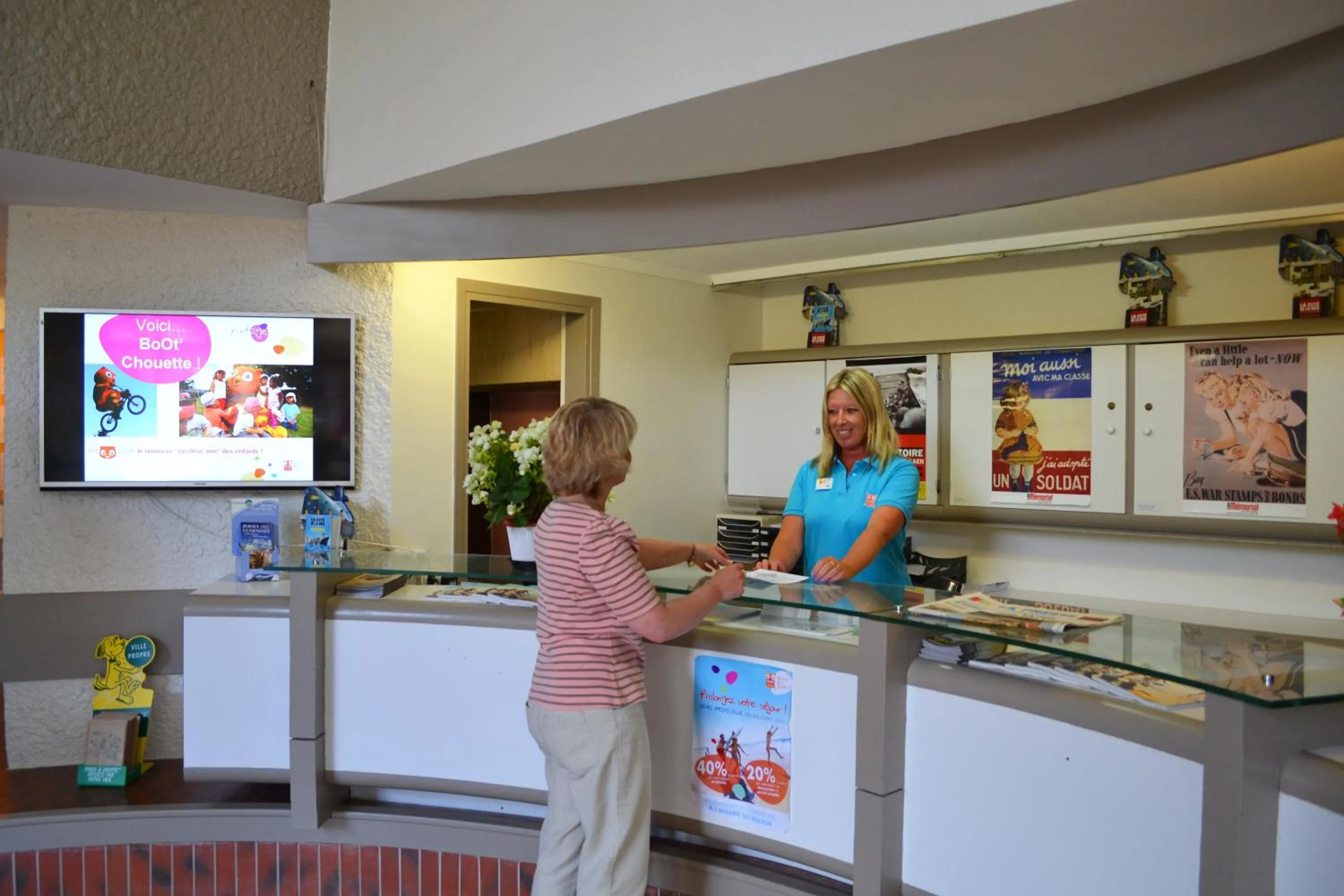 Lobby or reception in VVF Cotentin Îles anglo-normandes