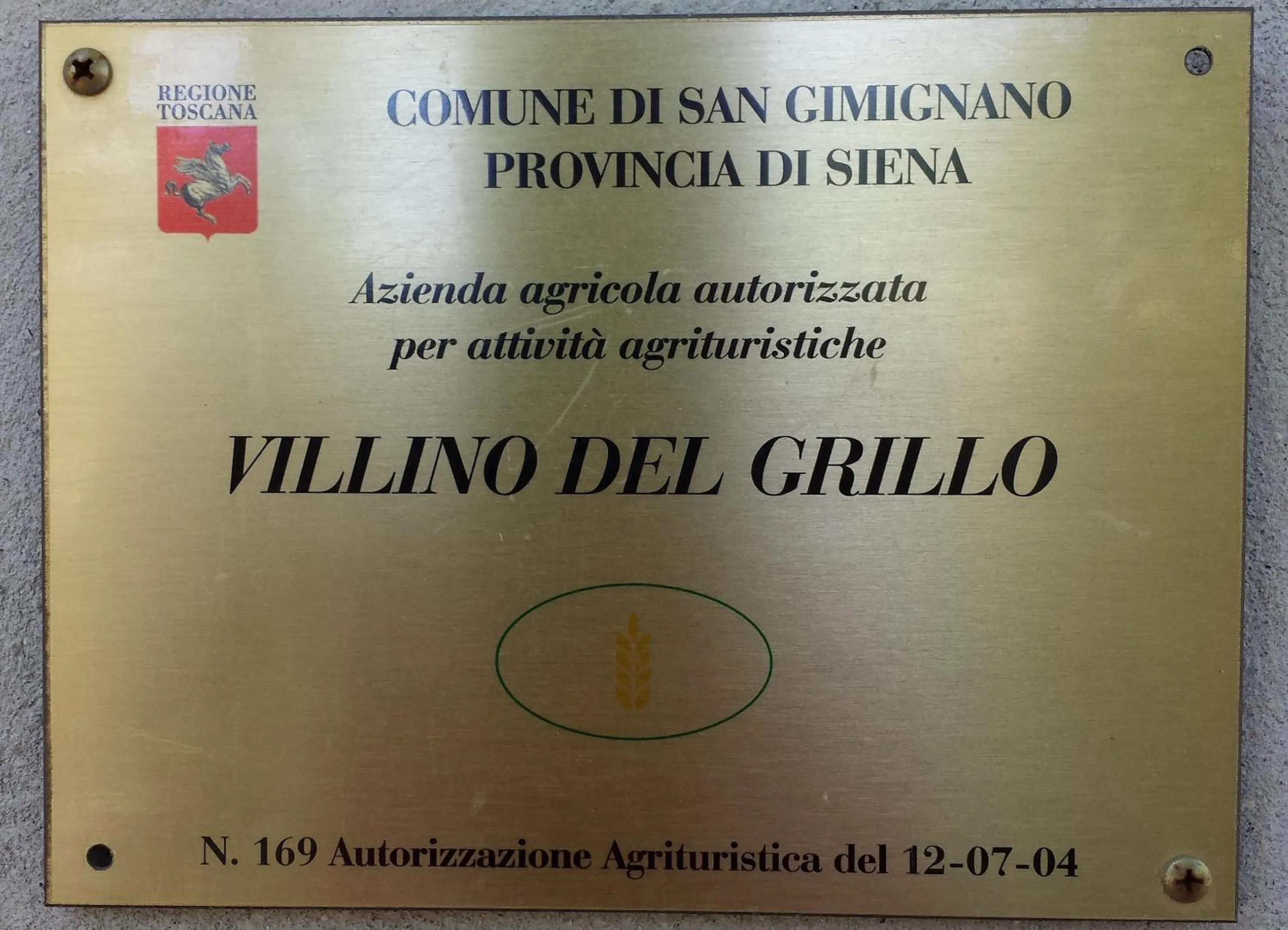 Property logo or sign in Agriturismo Villino del Grillo