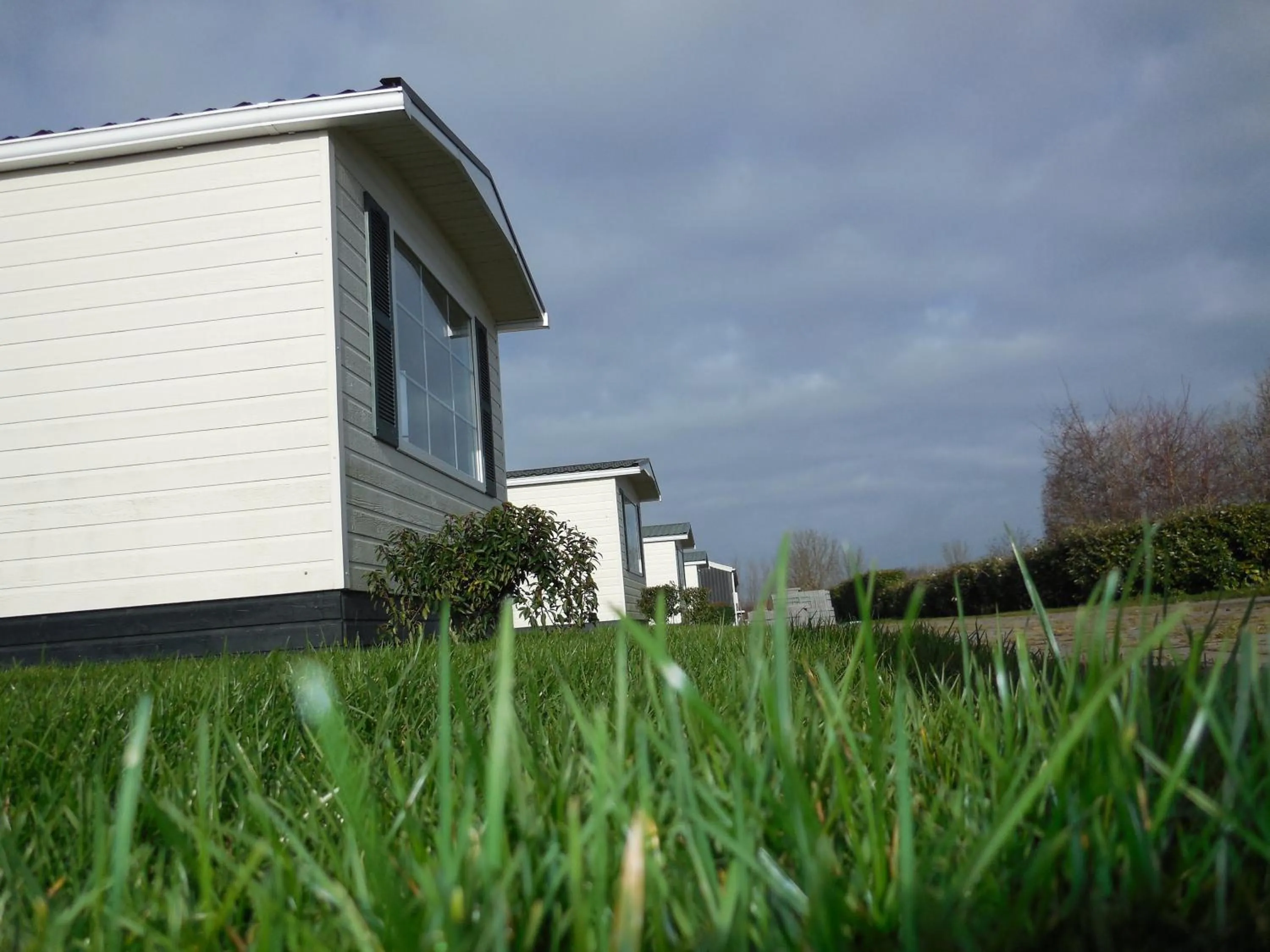 Facade/entrance in Minicamping De Visser