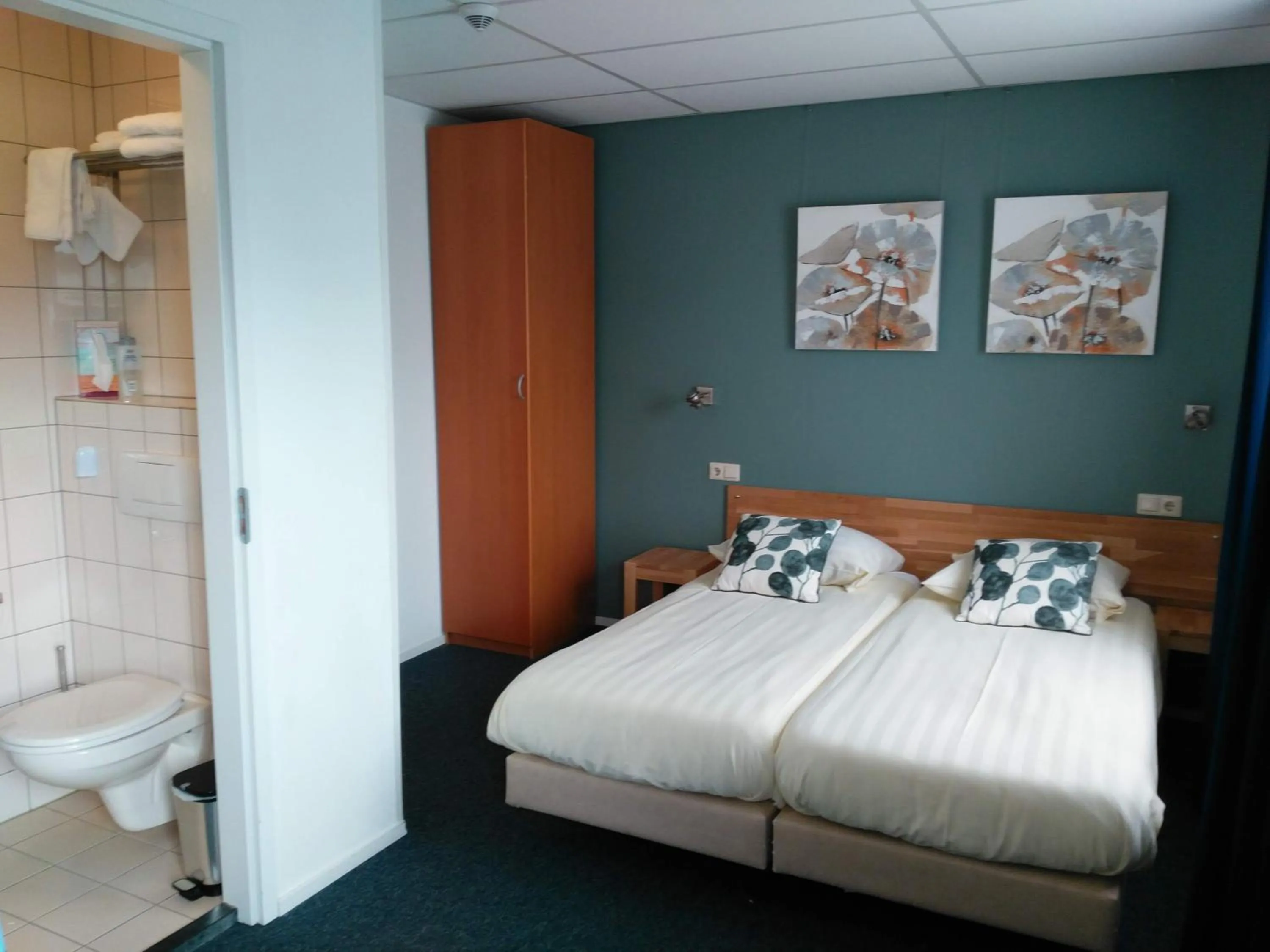 Bed in Hotel De Wilde Kriek