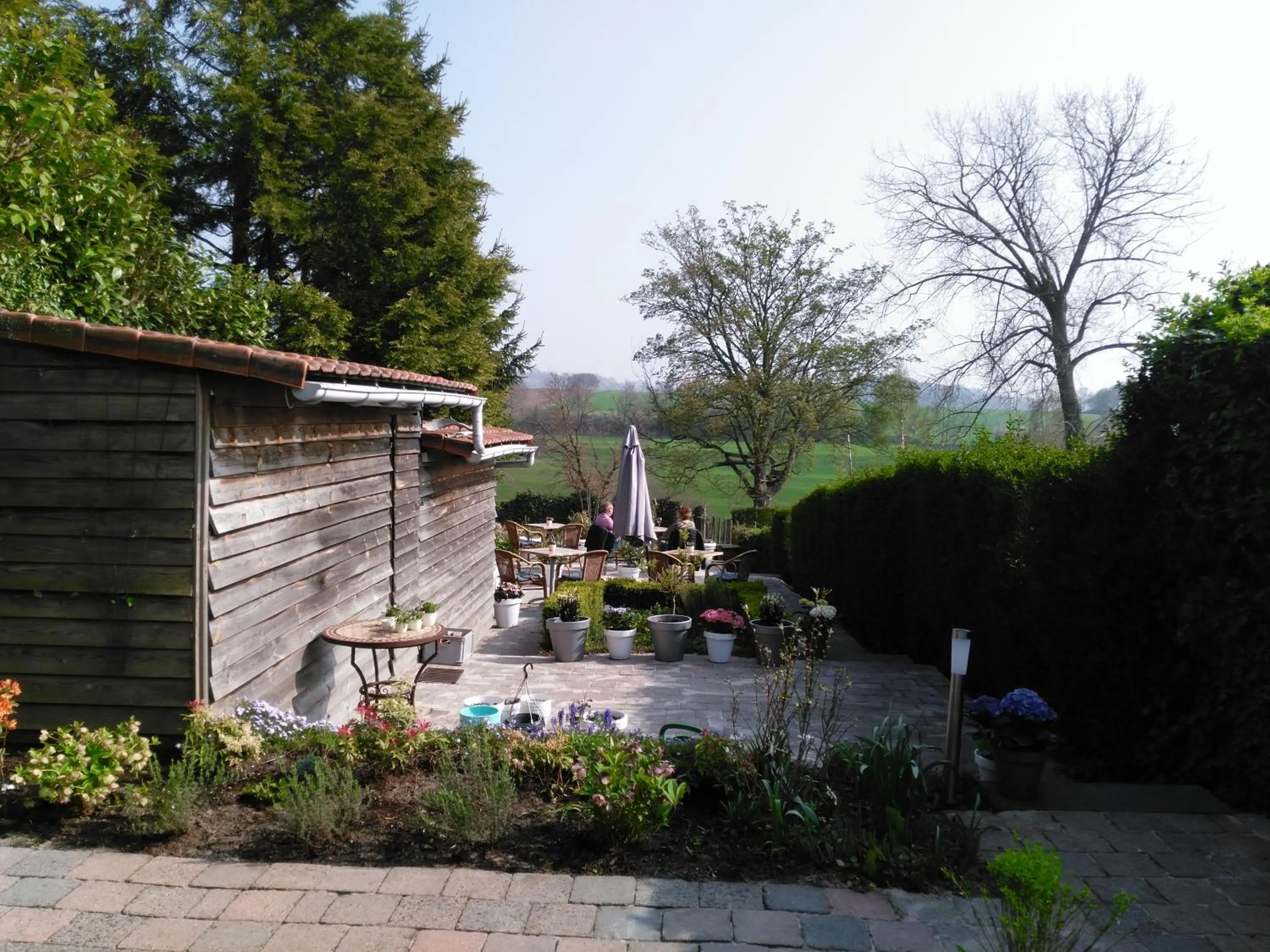 Patio in Hotel De Wilde Kriek