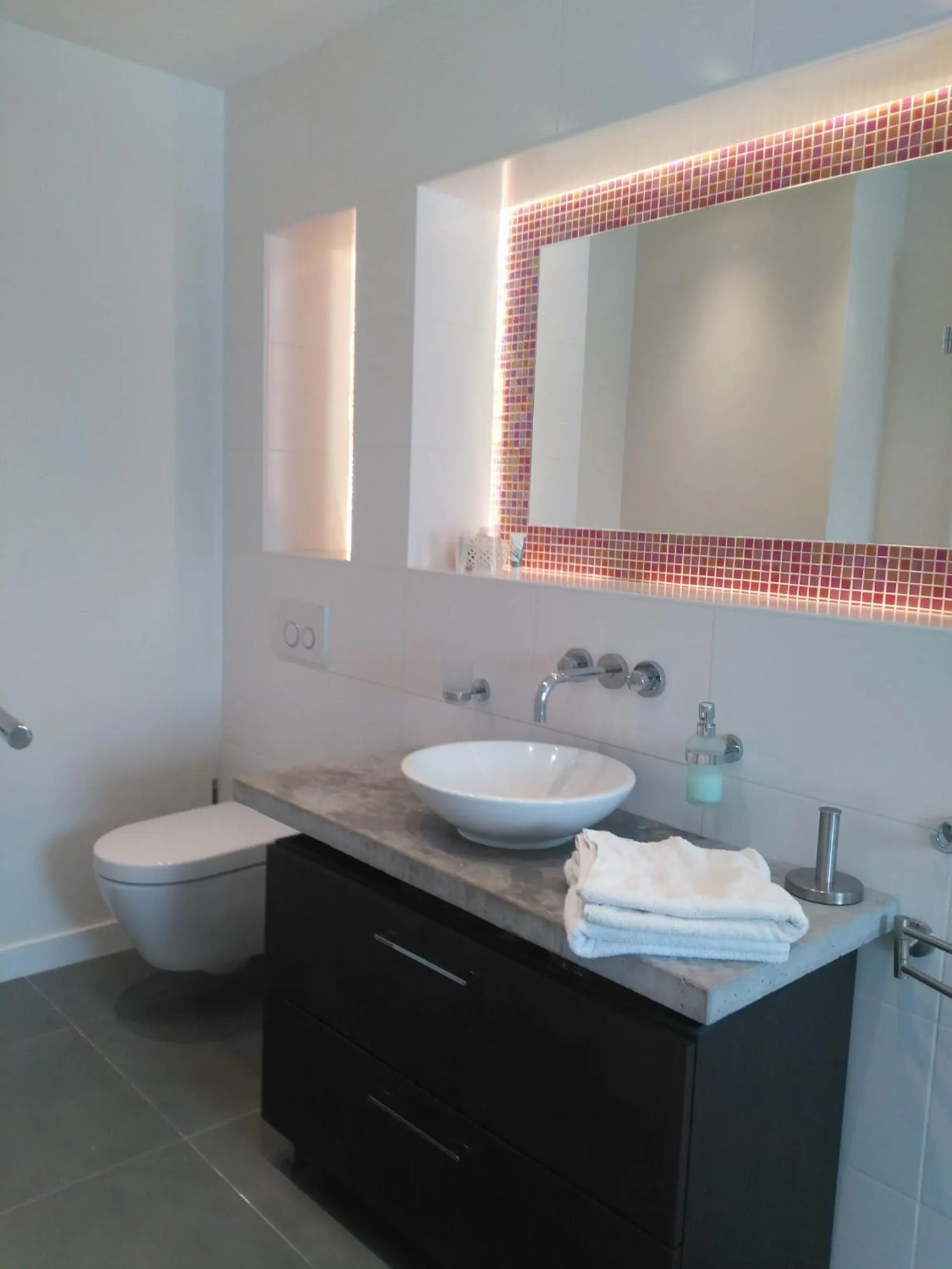 Shower in Hotel De Wilde Kriek