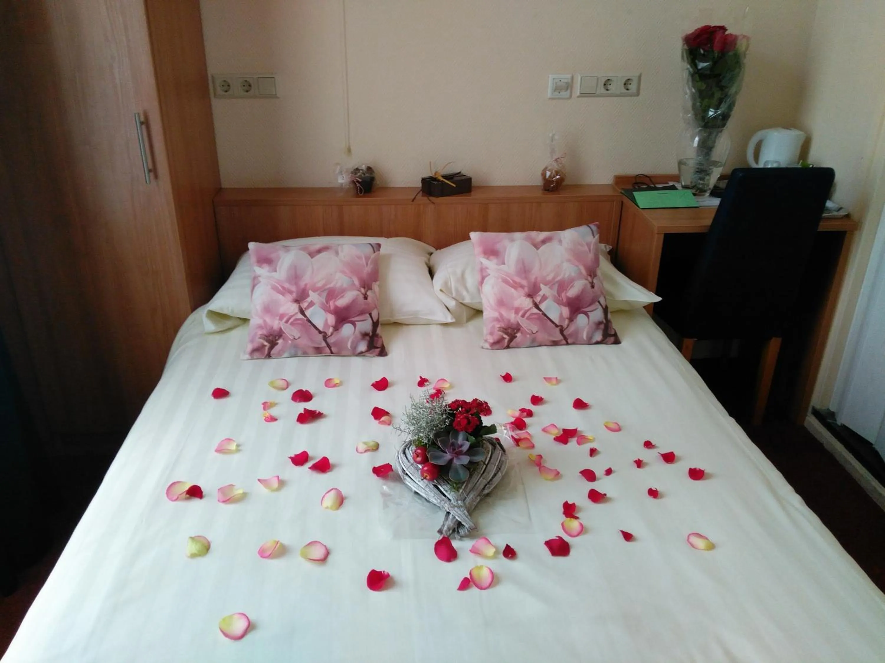 Bed in Hotel De Wilde Kriek